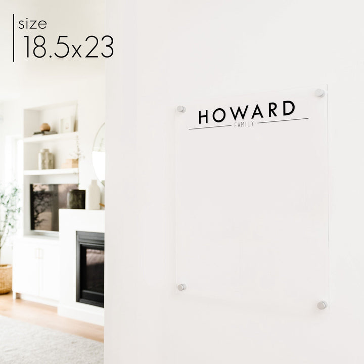 Large Acrylic Dry-erase Board | Vertical Craig