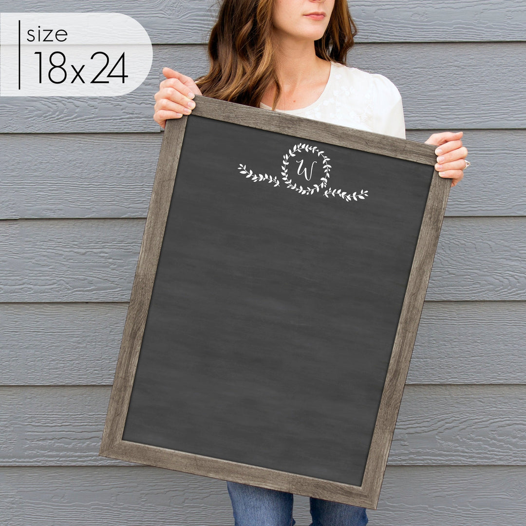 Large Framed Chalkboard | Vertical Donna