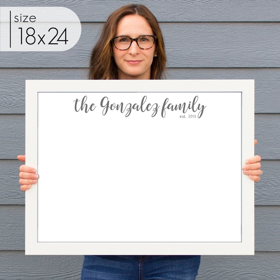Large Framed Whiteboard | Horizontal Perkins