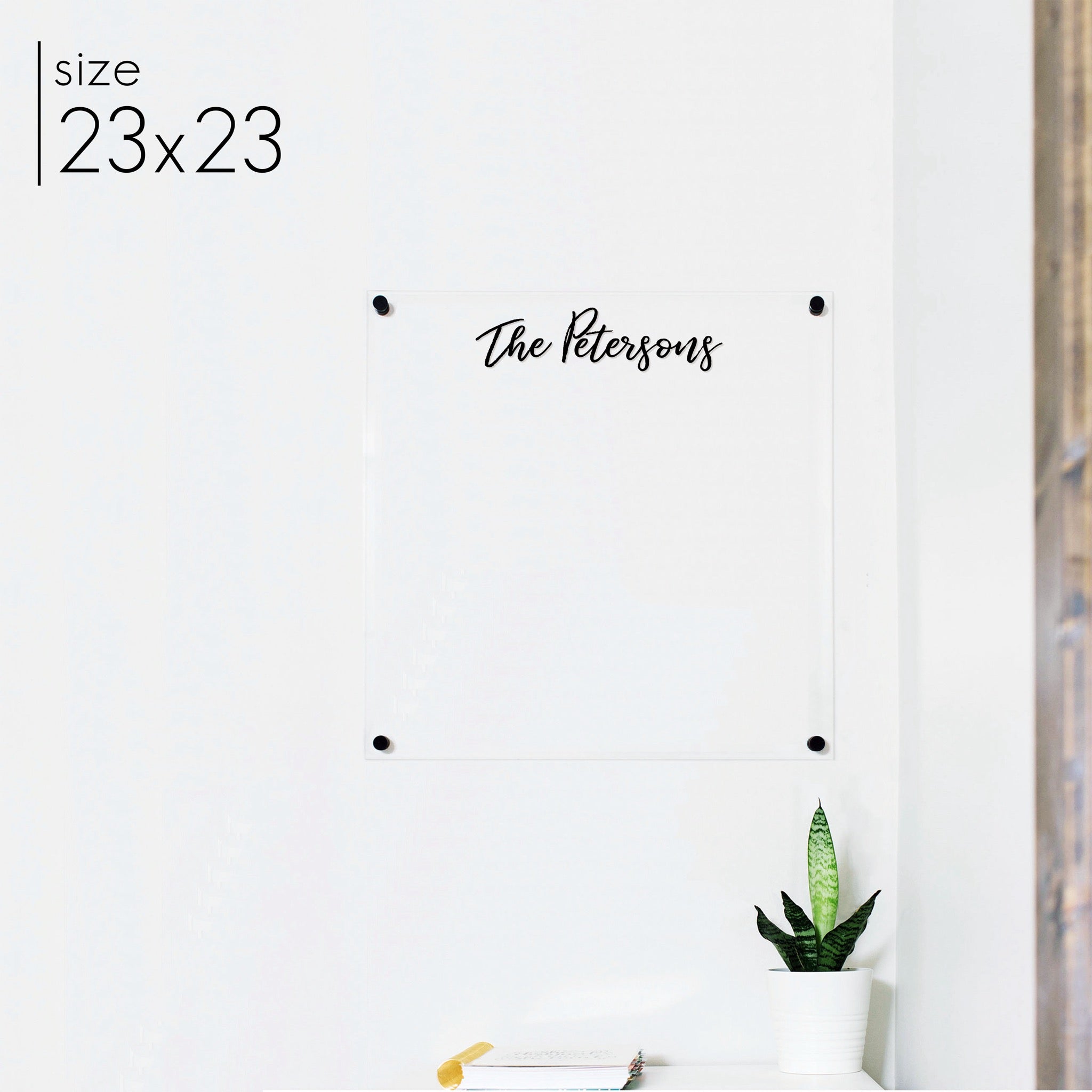Square Acrylic Dry-erase Board | Square Traeger