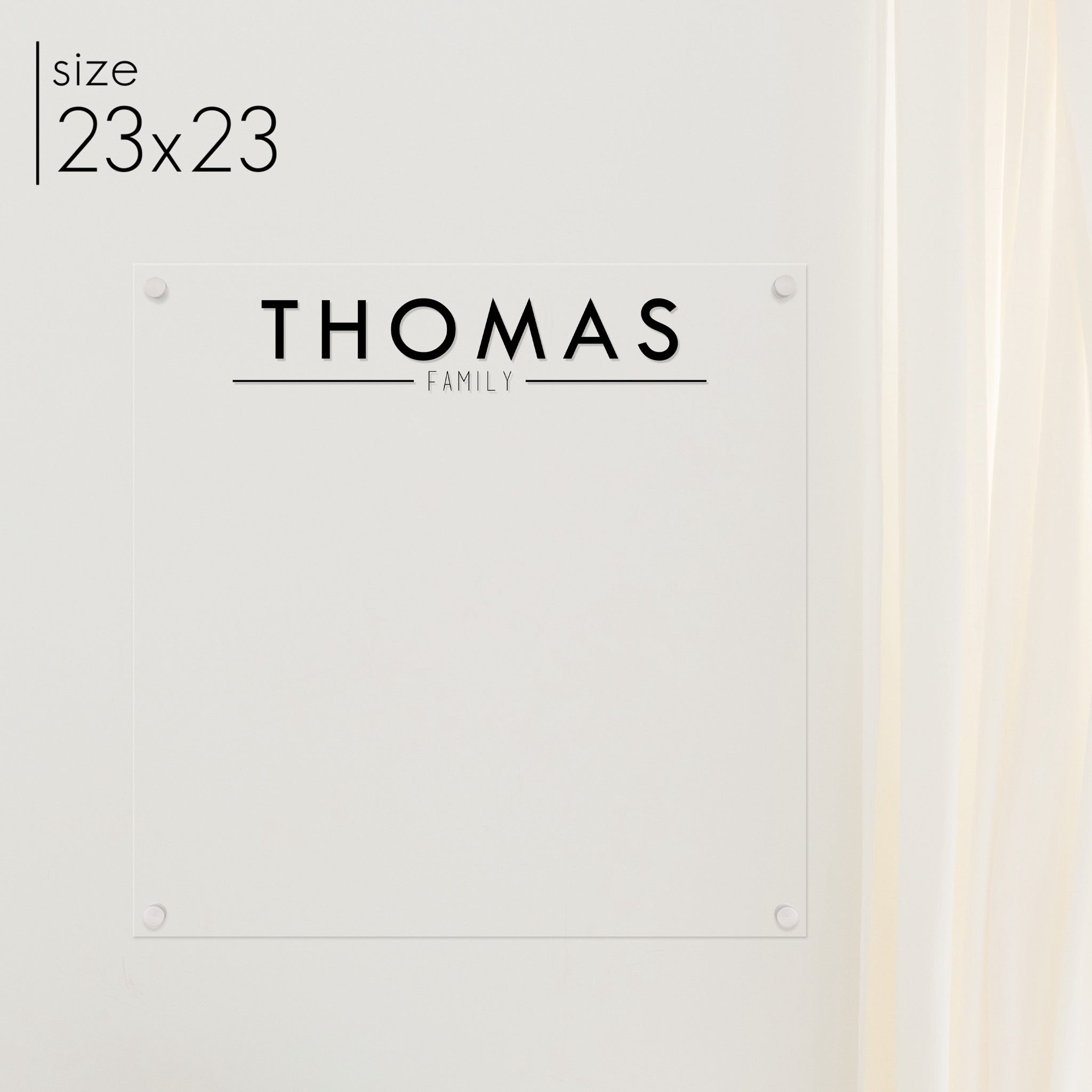 Square Acrylic Dry-erase Board | Square Craig