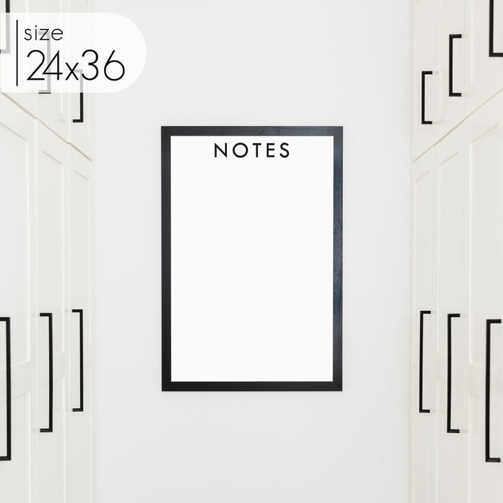 Large Framed Whiteboard | Vertical Madi