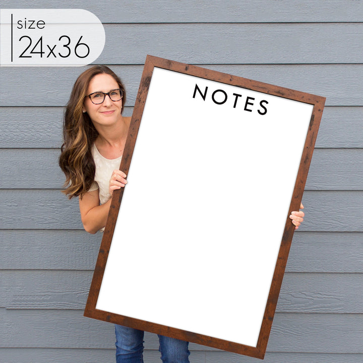 Large Framed Whiteboard | Vertical Madi