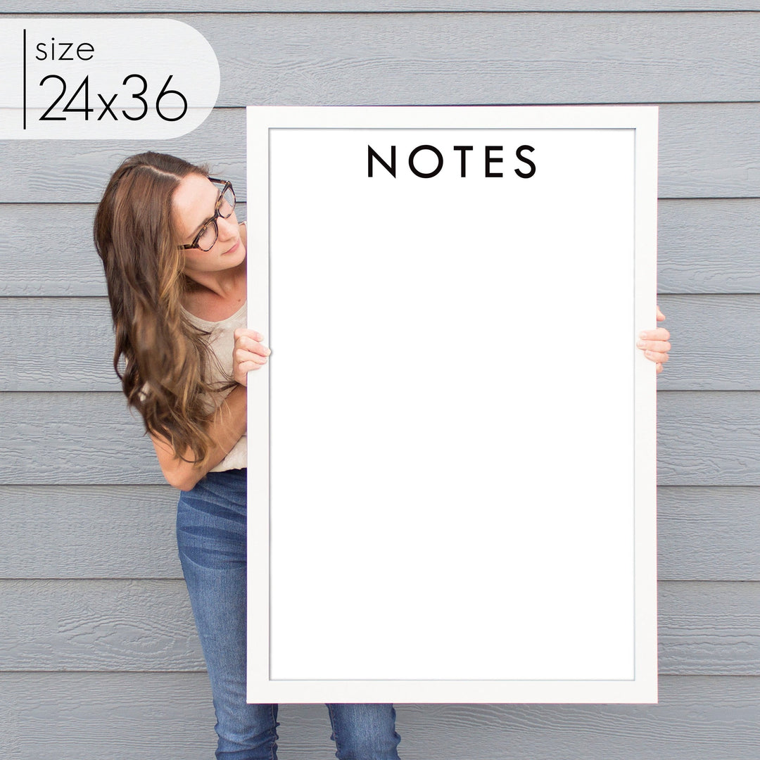 Large Framed Whiteboard | Vertical Madi