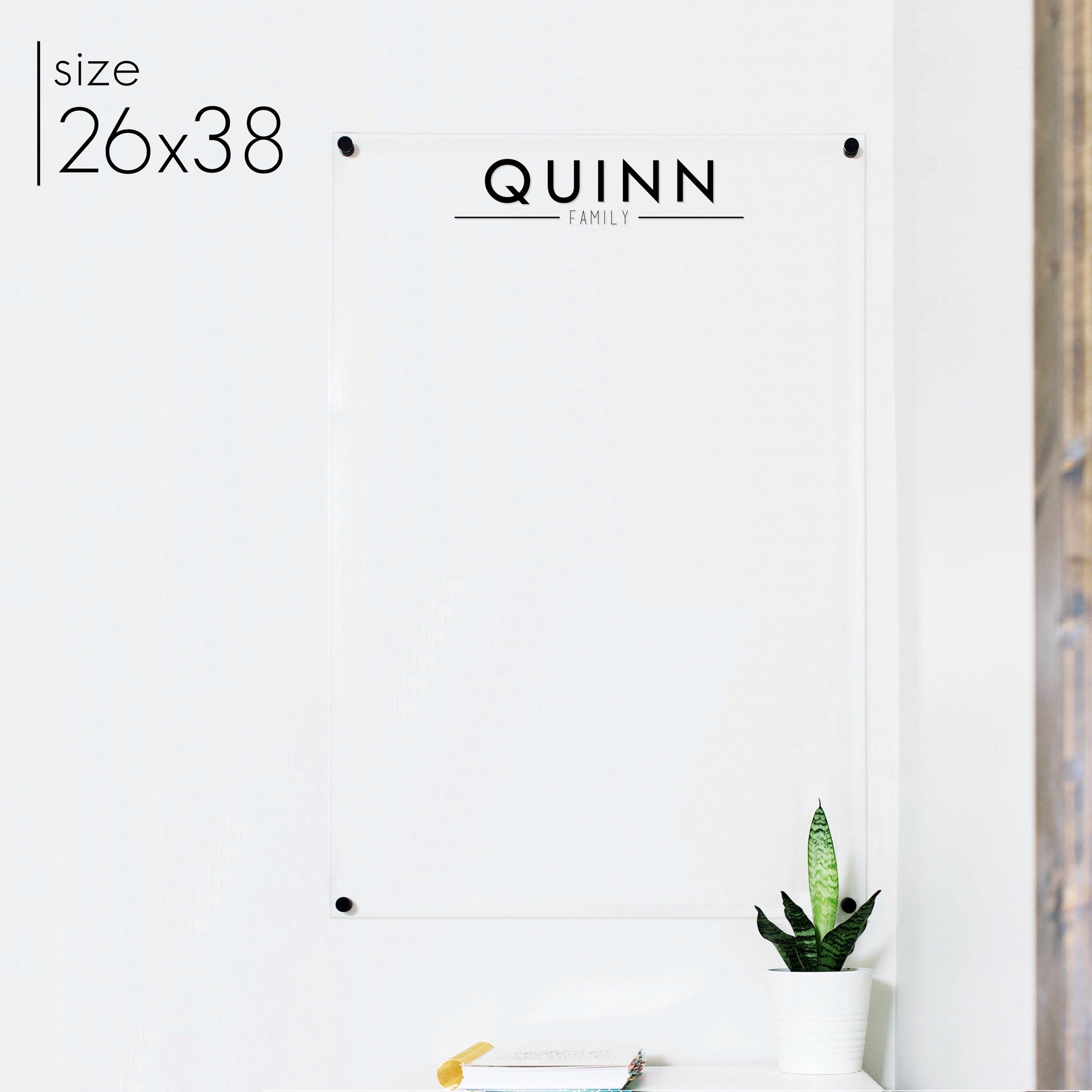 Large Acrylic Dry-erase Board | Vertical Craig