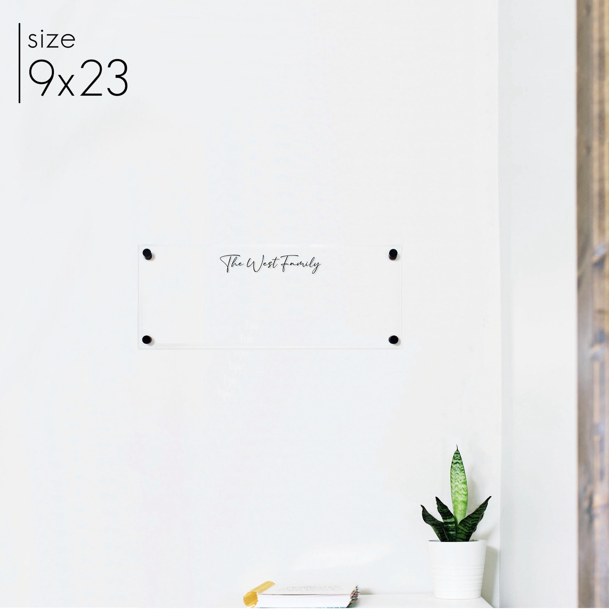 Small Acrylic Dry-erase Board | Horizontal Pennington