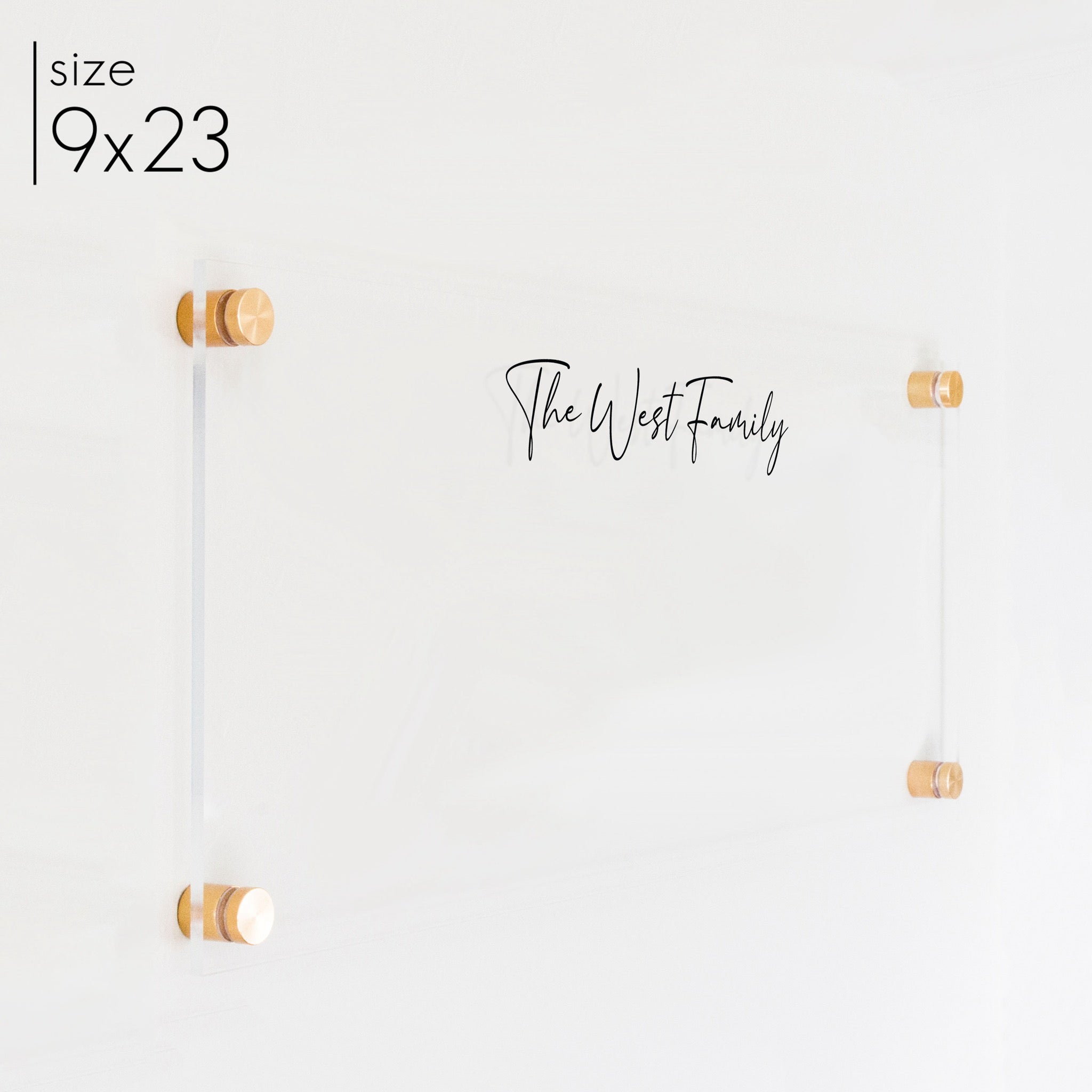 Small Acrylic Dry-erase Board | Horizontal Pennington