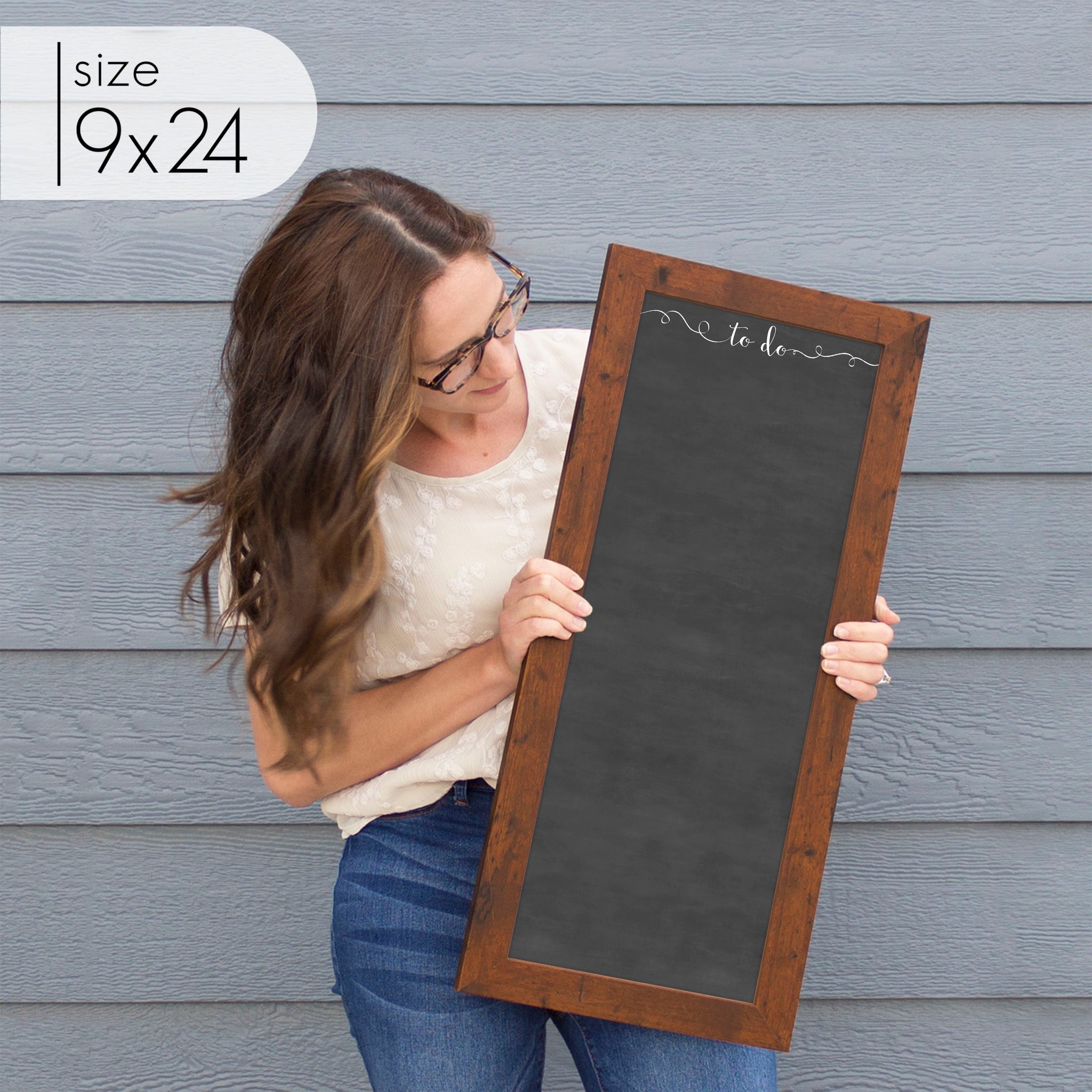 Slim Framed Chalkboard | Vertical Knope