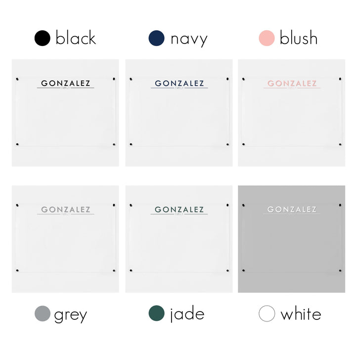 Large Acrylic Dry-erase Board | Horizontal Craig