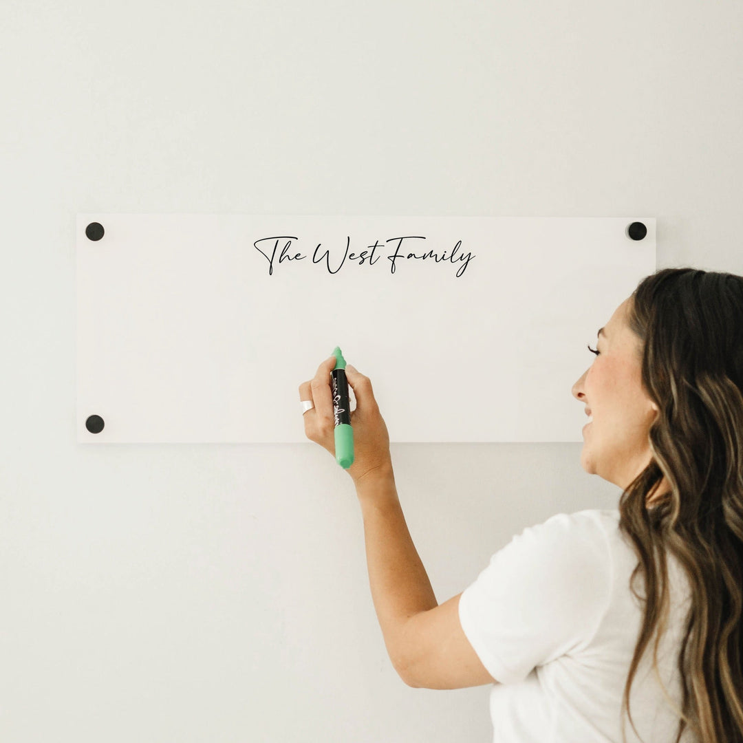 Small Frosted Acrylic Dry-erase Board | Horizontal Pennington