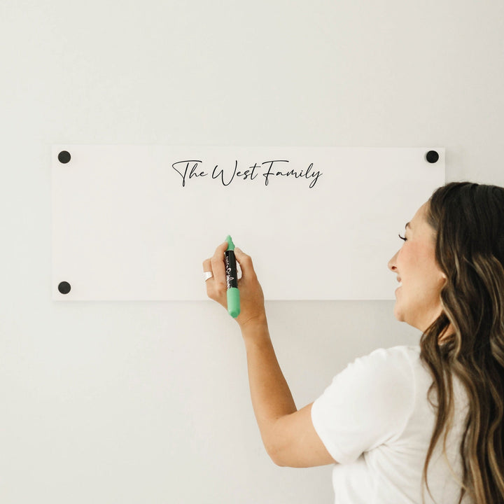 Small Frosted Acrylic Dry-erase Board | Horizontal Pennington