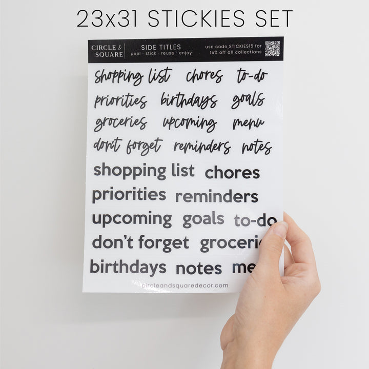 Ever Changing Acrylic Calendar | Minimalist Horizontal