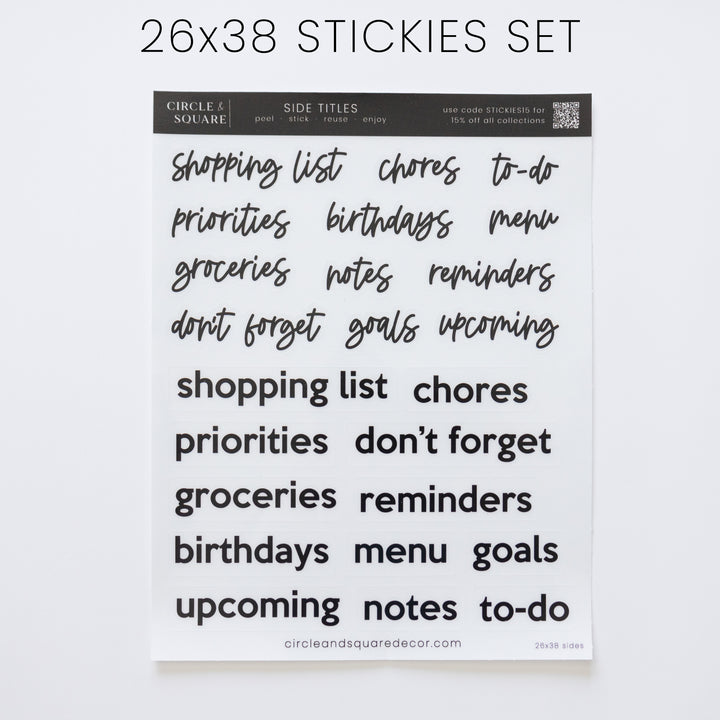 Ever Changing Acrylic Calendar | Minimalist Horizontal
