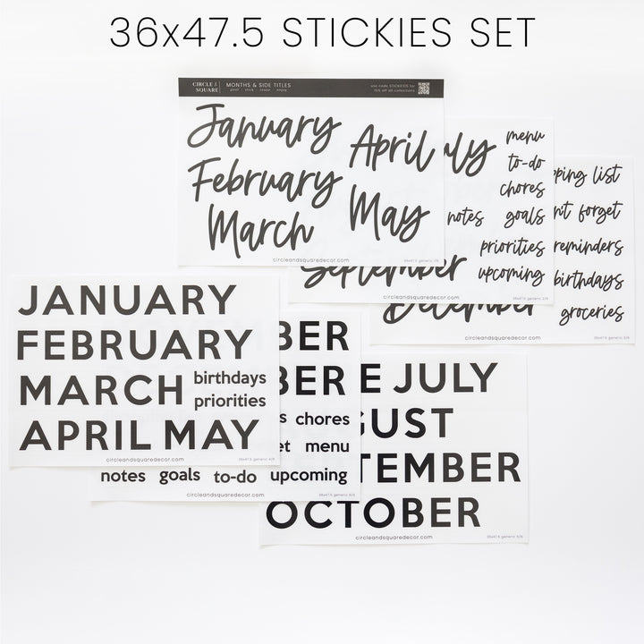 Ever Changing Acrylic Calendar | Classic Vertical