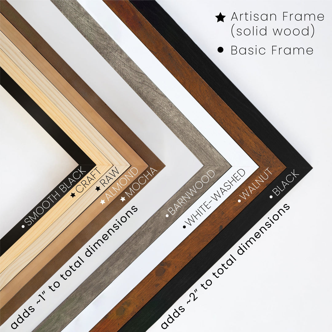 Monthly Framed Whiteboard Calendar + 2 sections | Vertical Multi-style