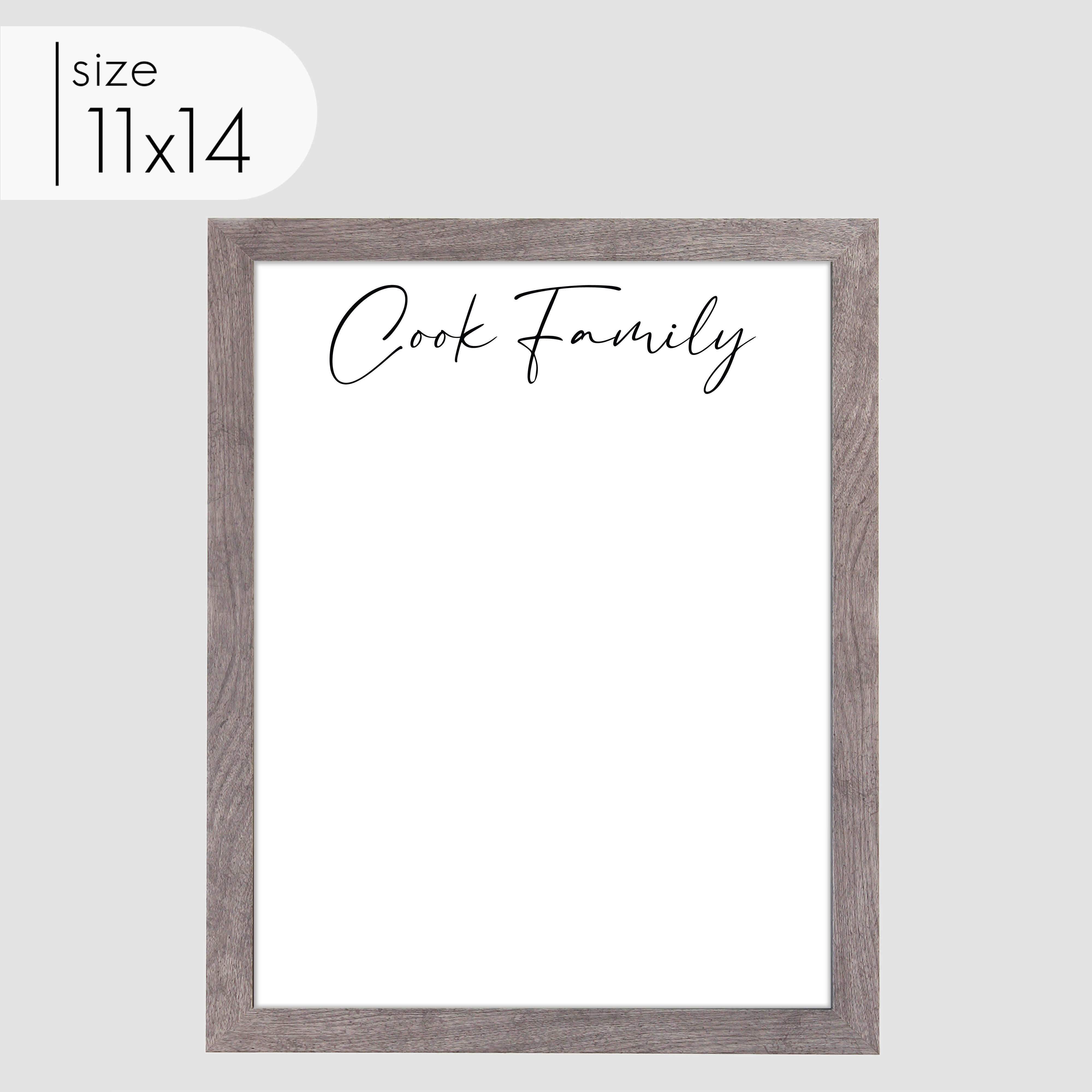 Small Framed Whiteboard | Vertical Pennington