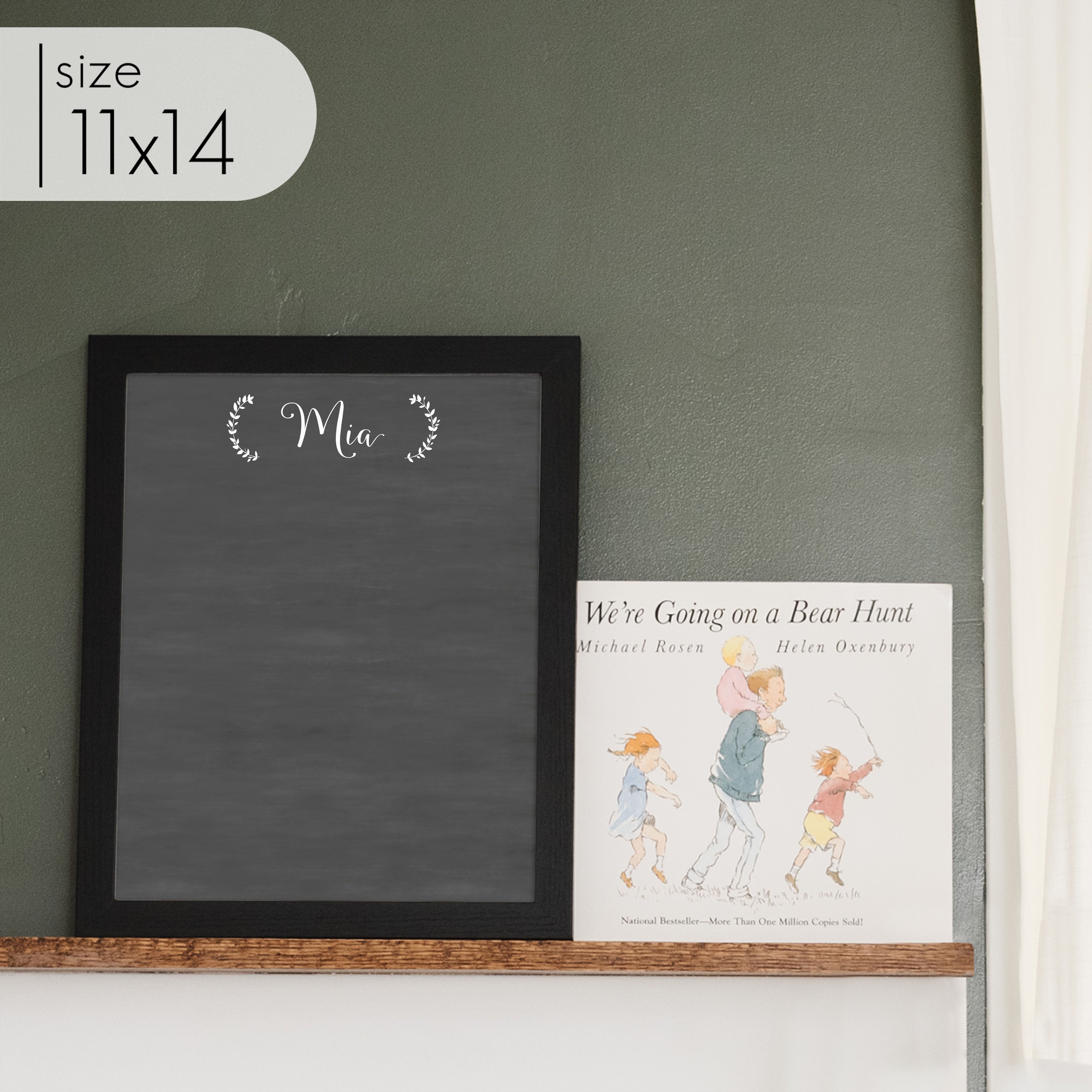 Small Framed Chalkboard | Vertical Eagleton