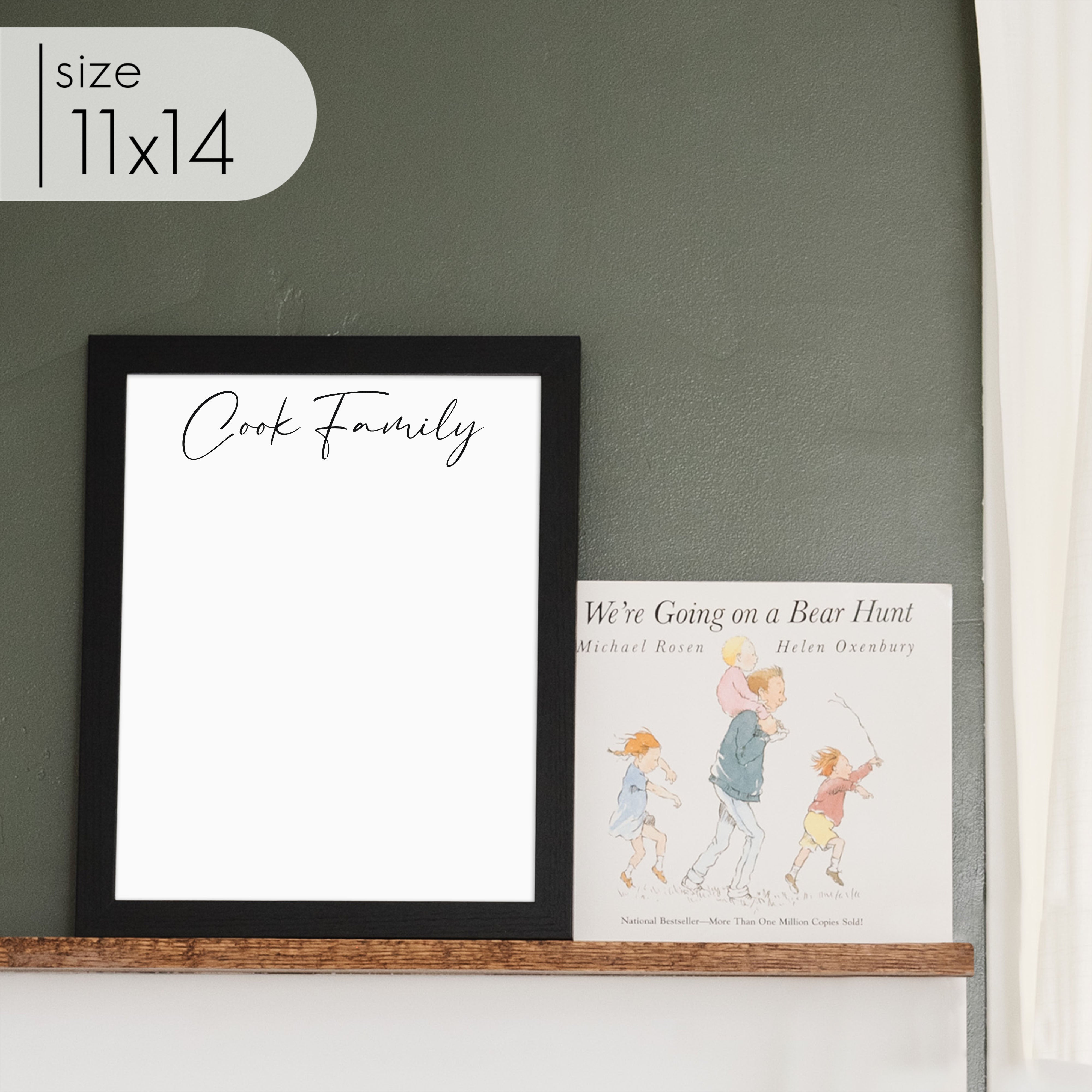 Small Framed Whiteboard | Vertical Pennington