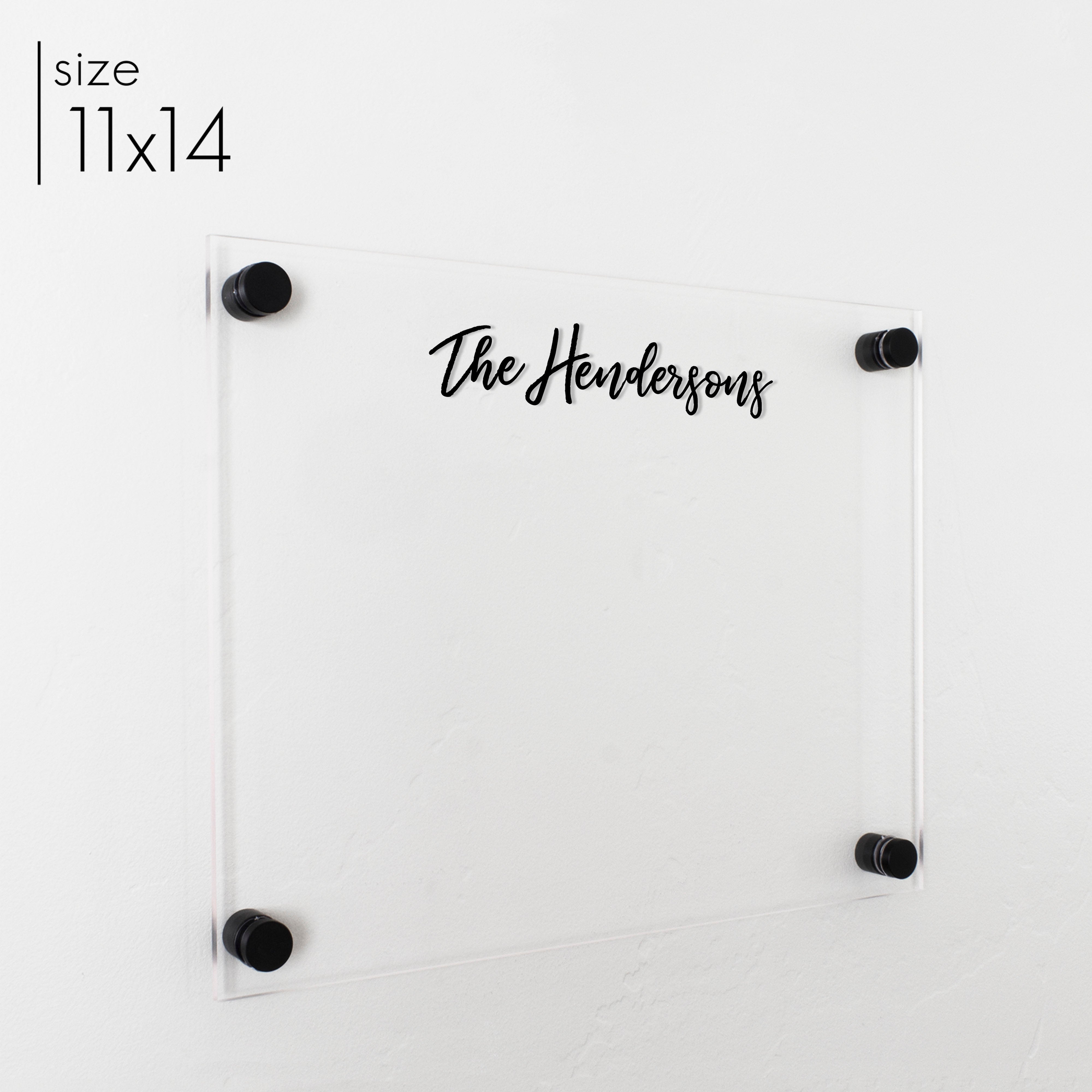 Small Acrylic Dry-erase Board | Horizontal Traeger
