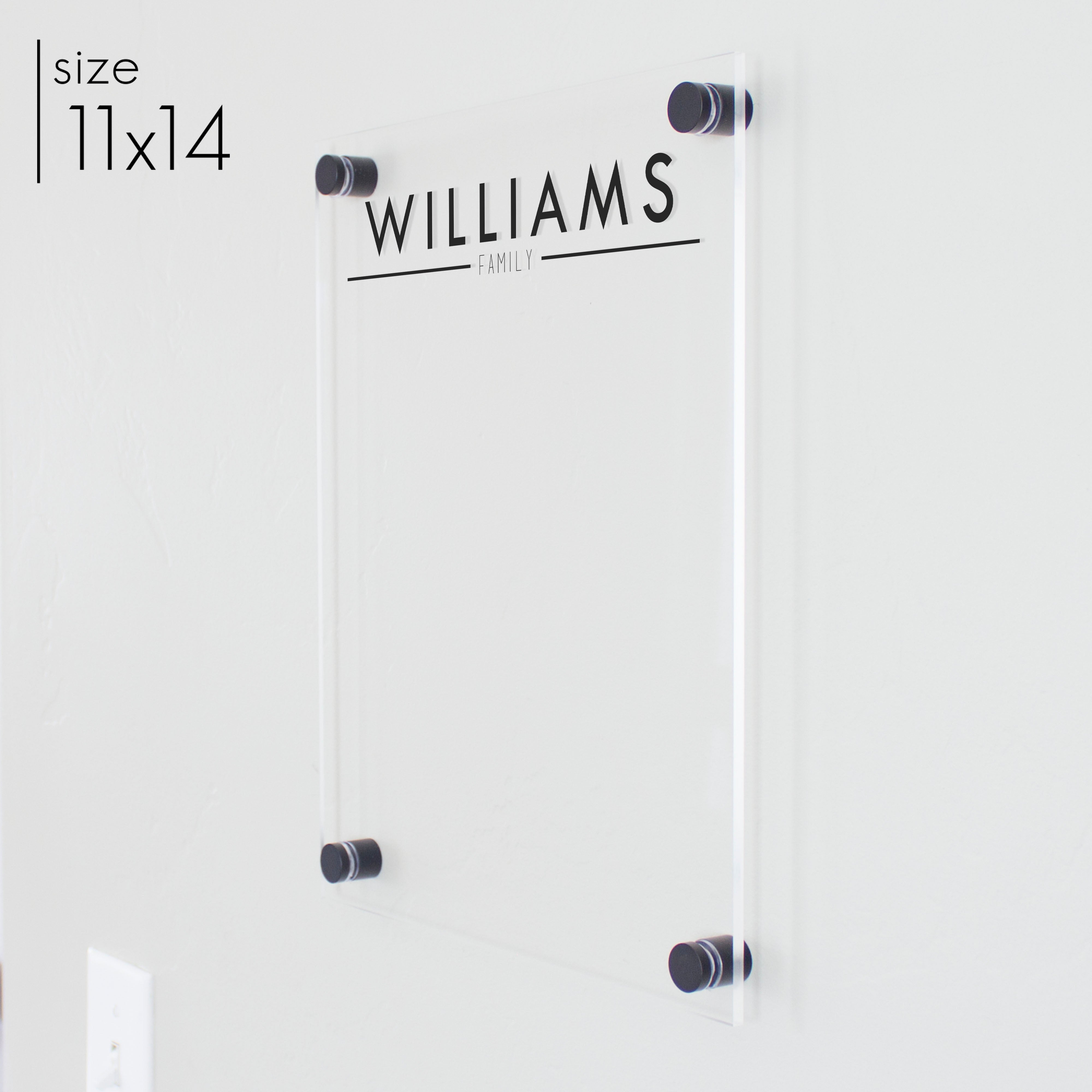 Small Acrylic Dry-erase Board | Vertical Craig