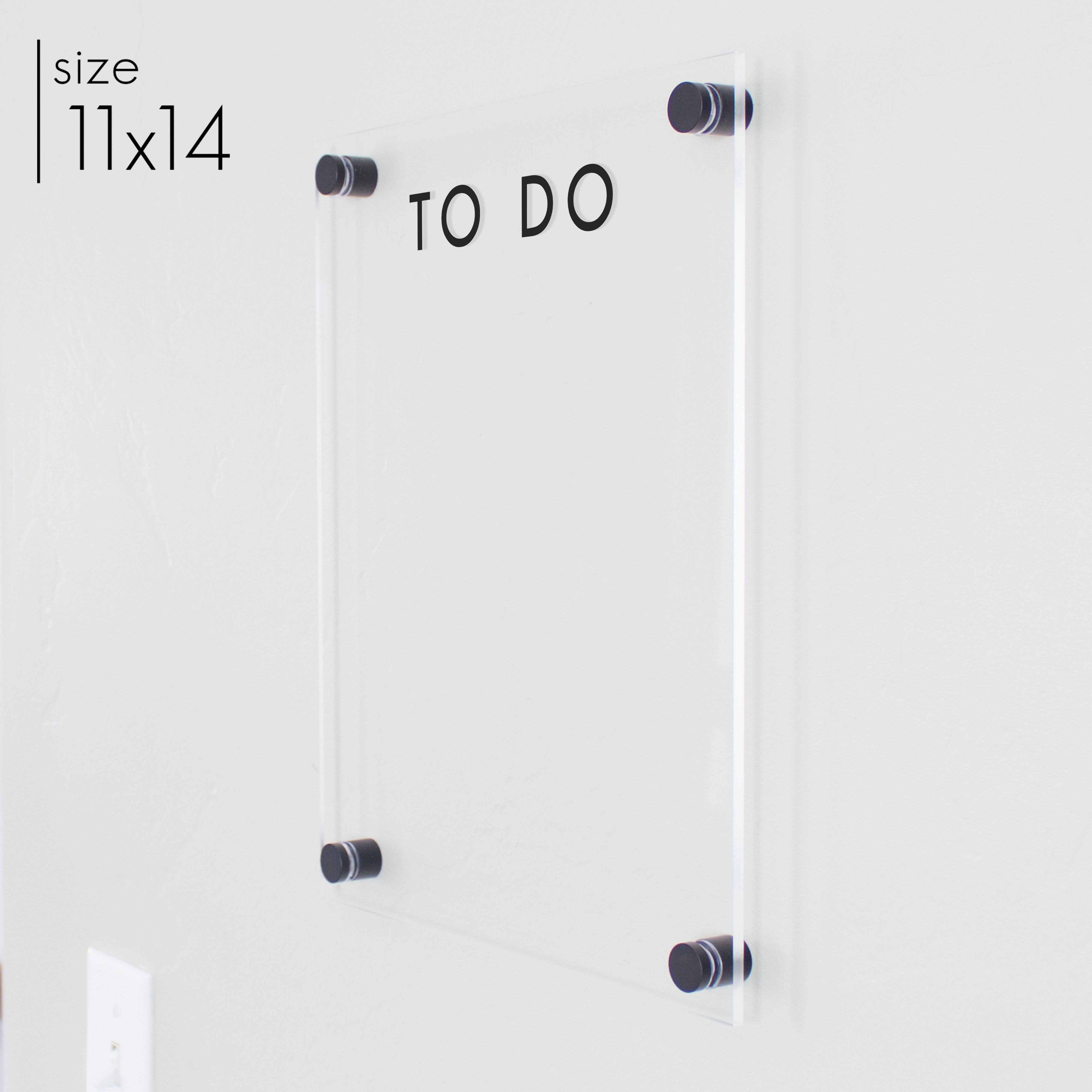 Small Acrylic Dry-erase Board | Vertical Madi