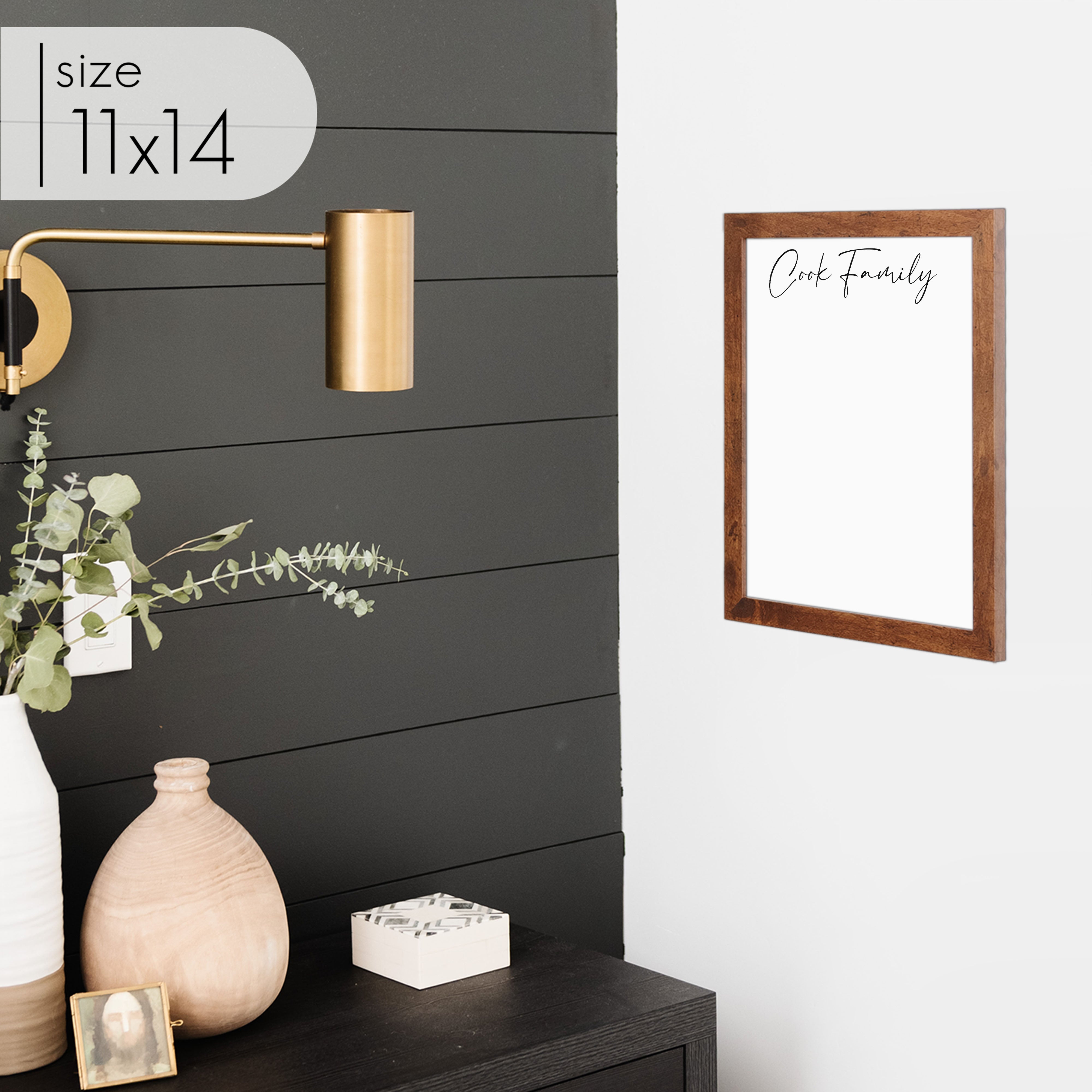 Small Framed Whiteboard | Vertical Pennington