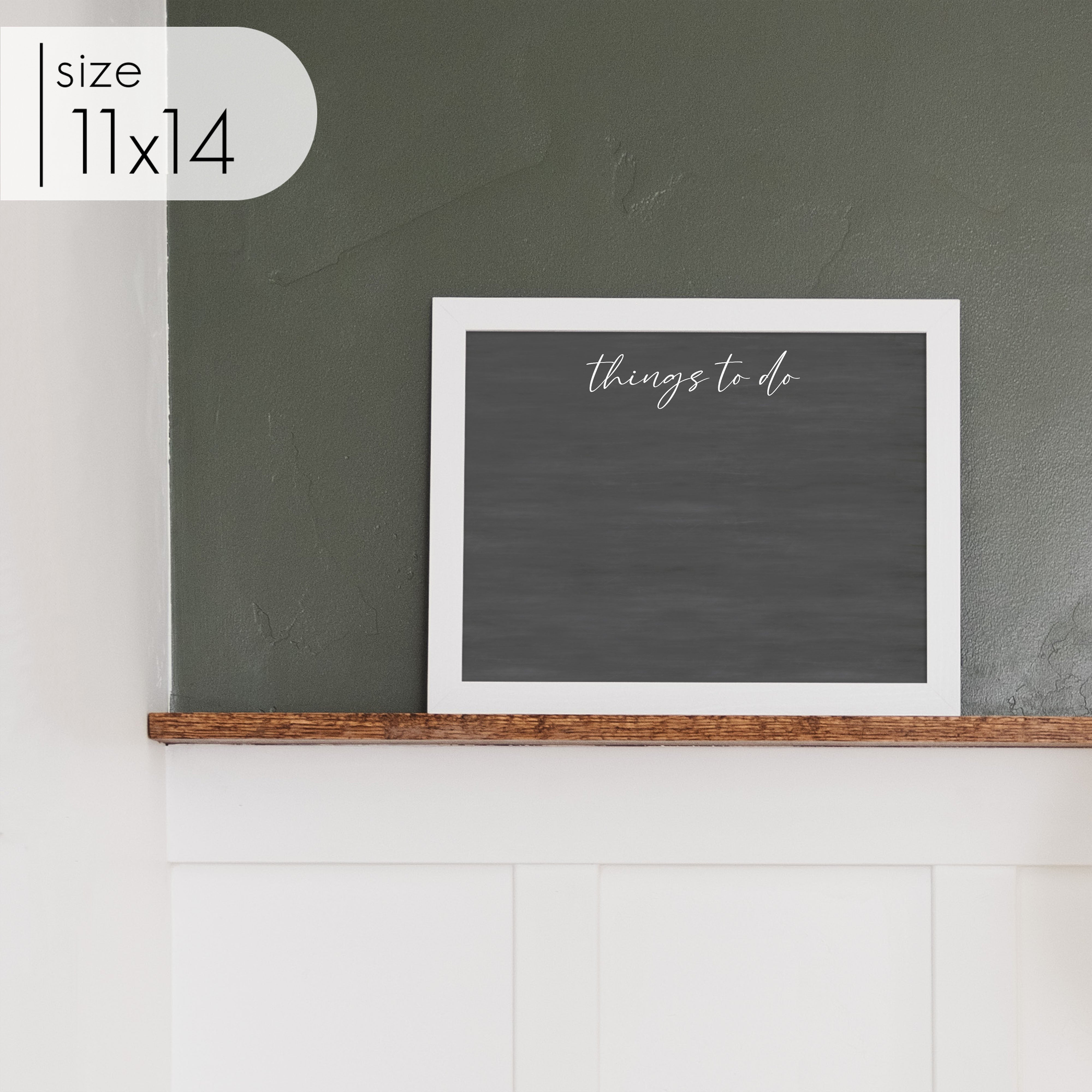 Small Framed Chalkboard | Horizontal Pennington