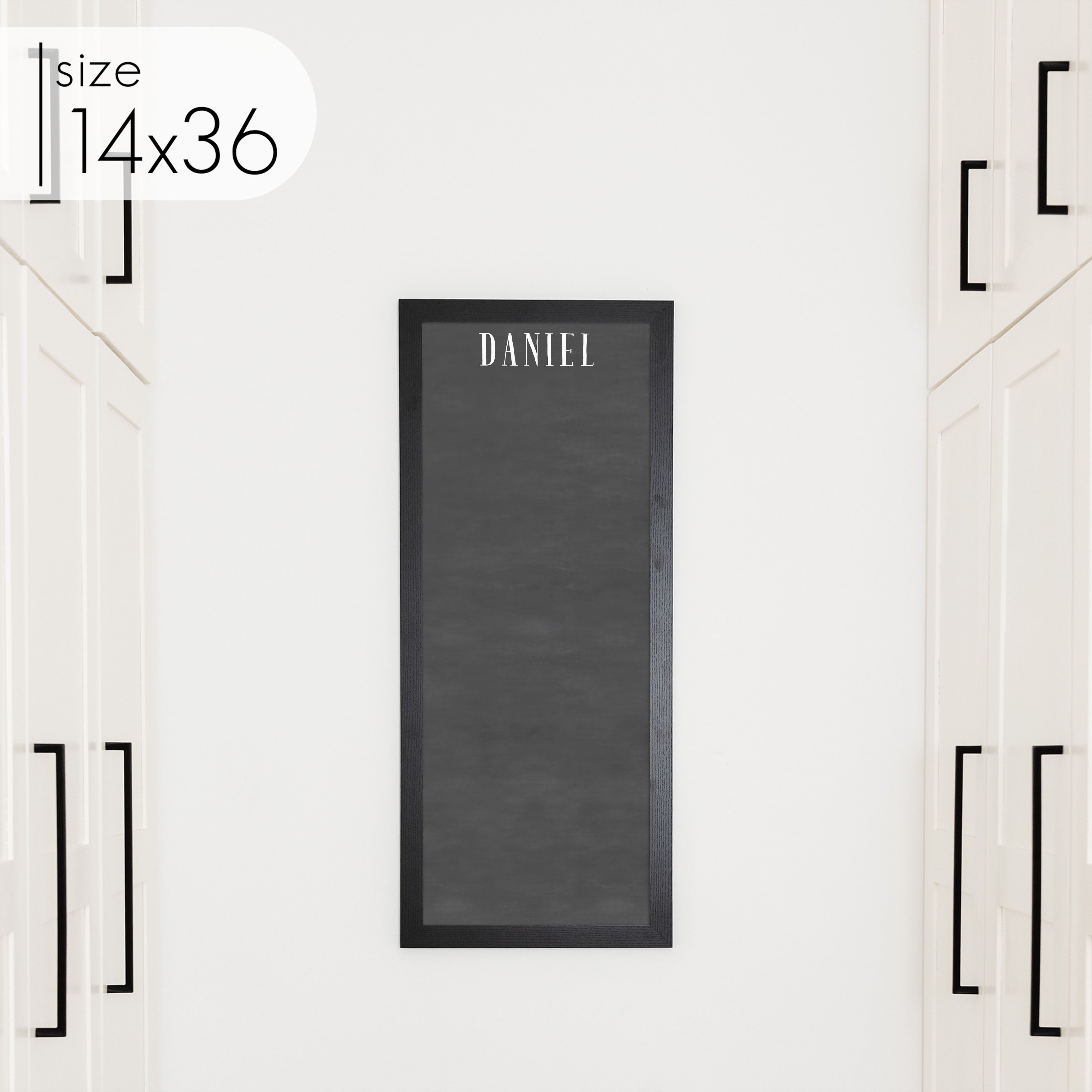 Slim Framed Chalkboard | Vertical Swanson