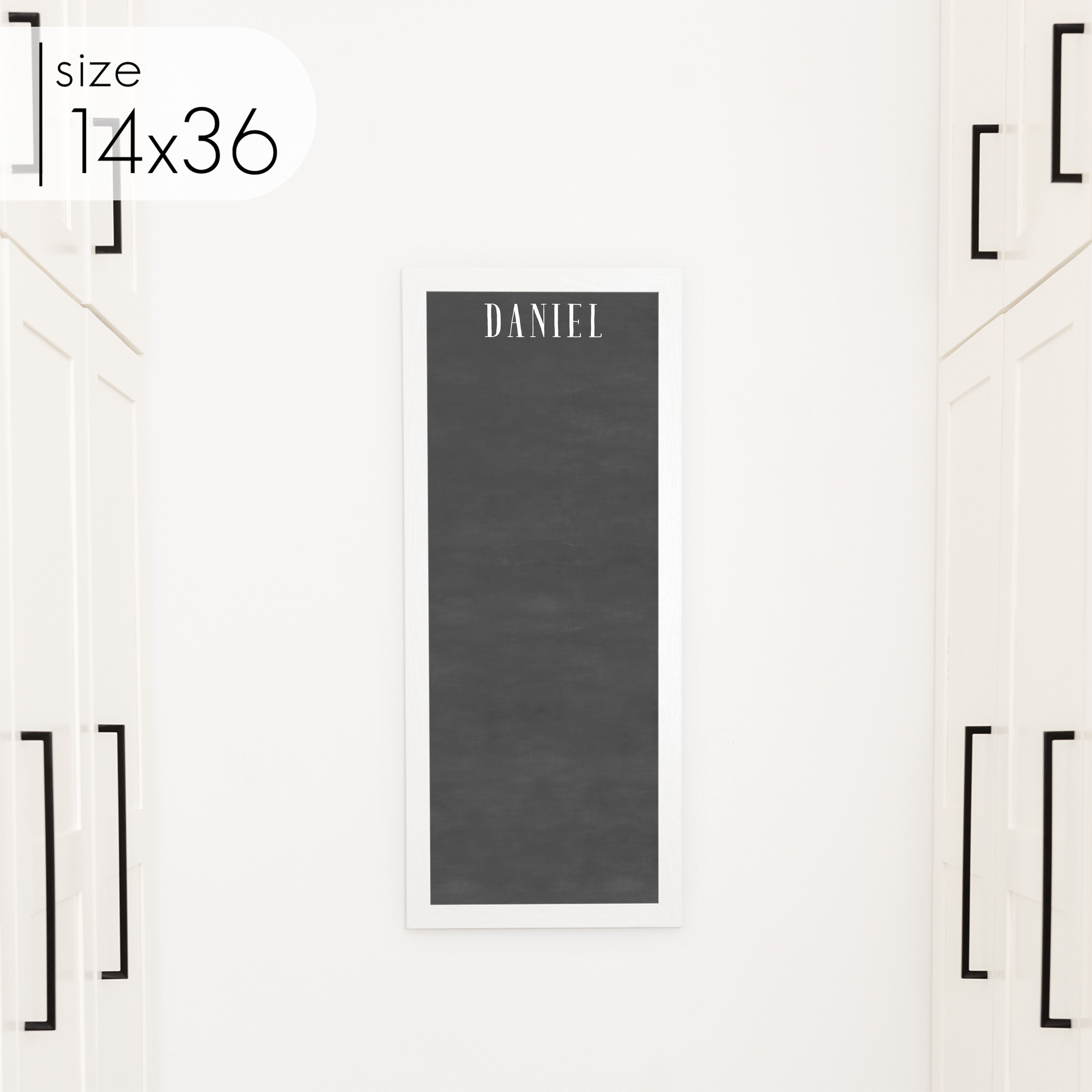 Slim Framed Chalkboard | Vertical Swanson