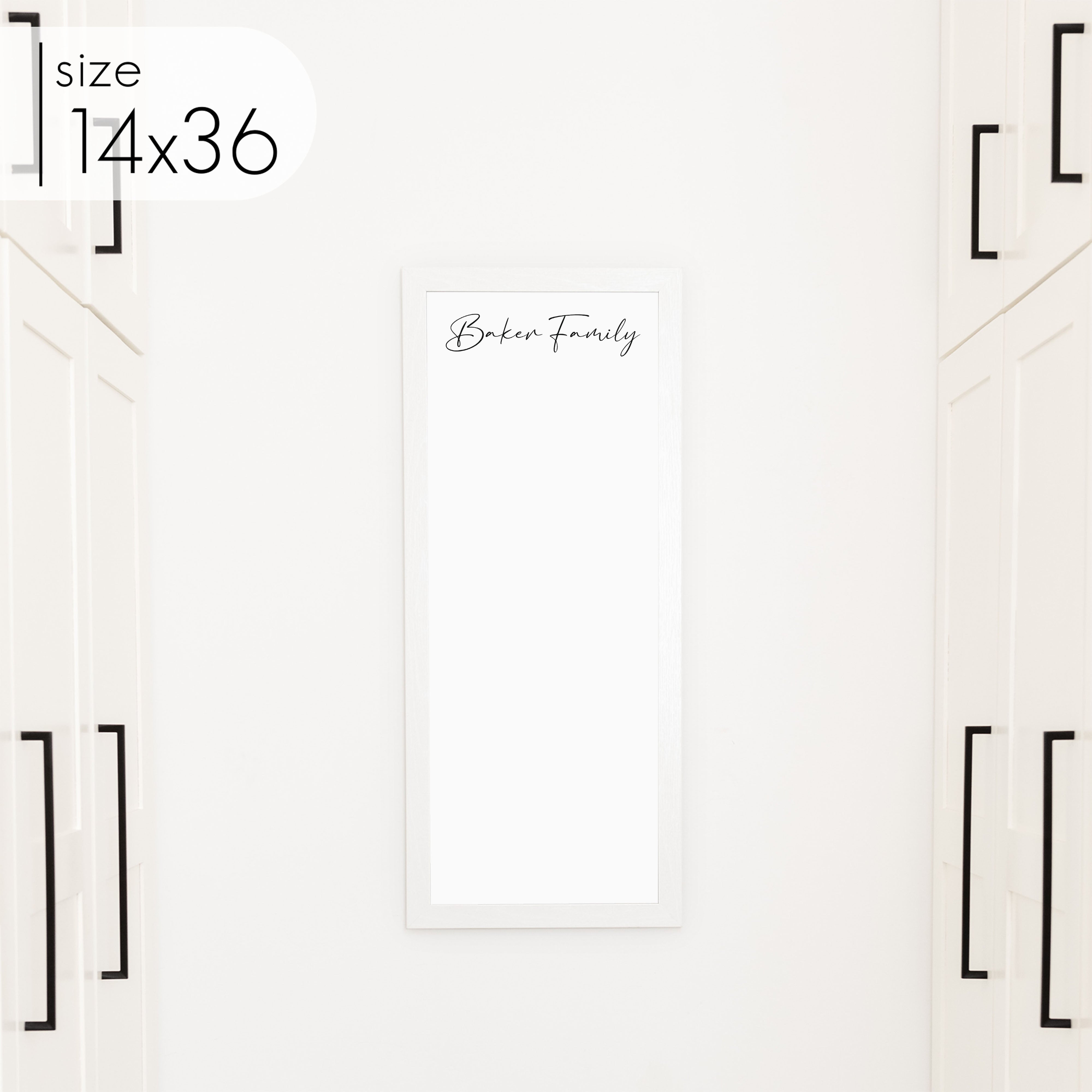 Slim Framed Whiteboard | Vertical Pennington