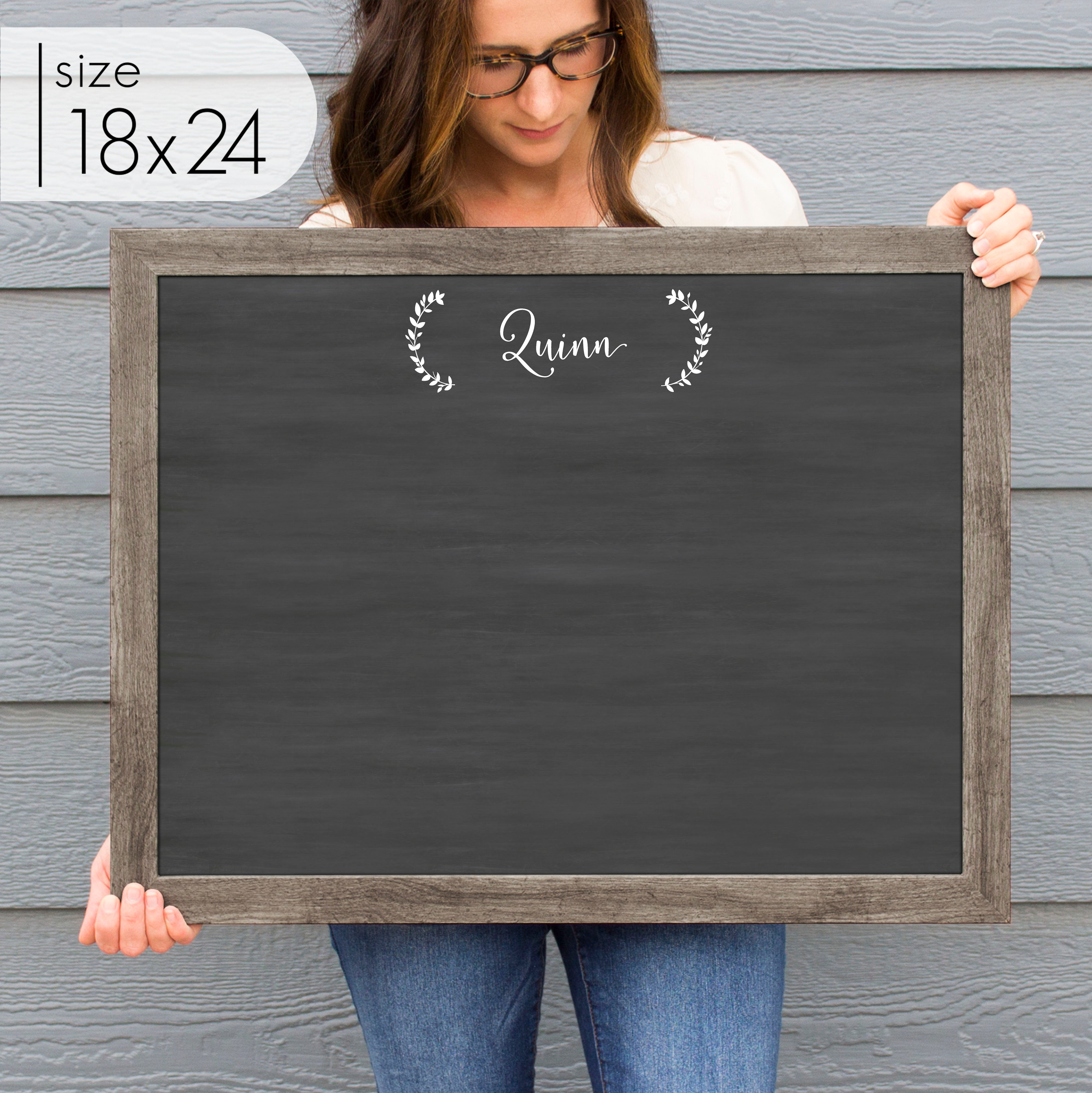 Large Framed Chalkboard | Horizontal Eagleton