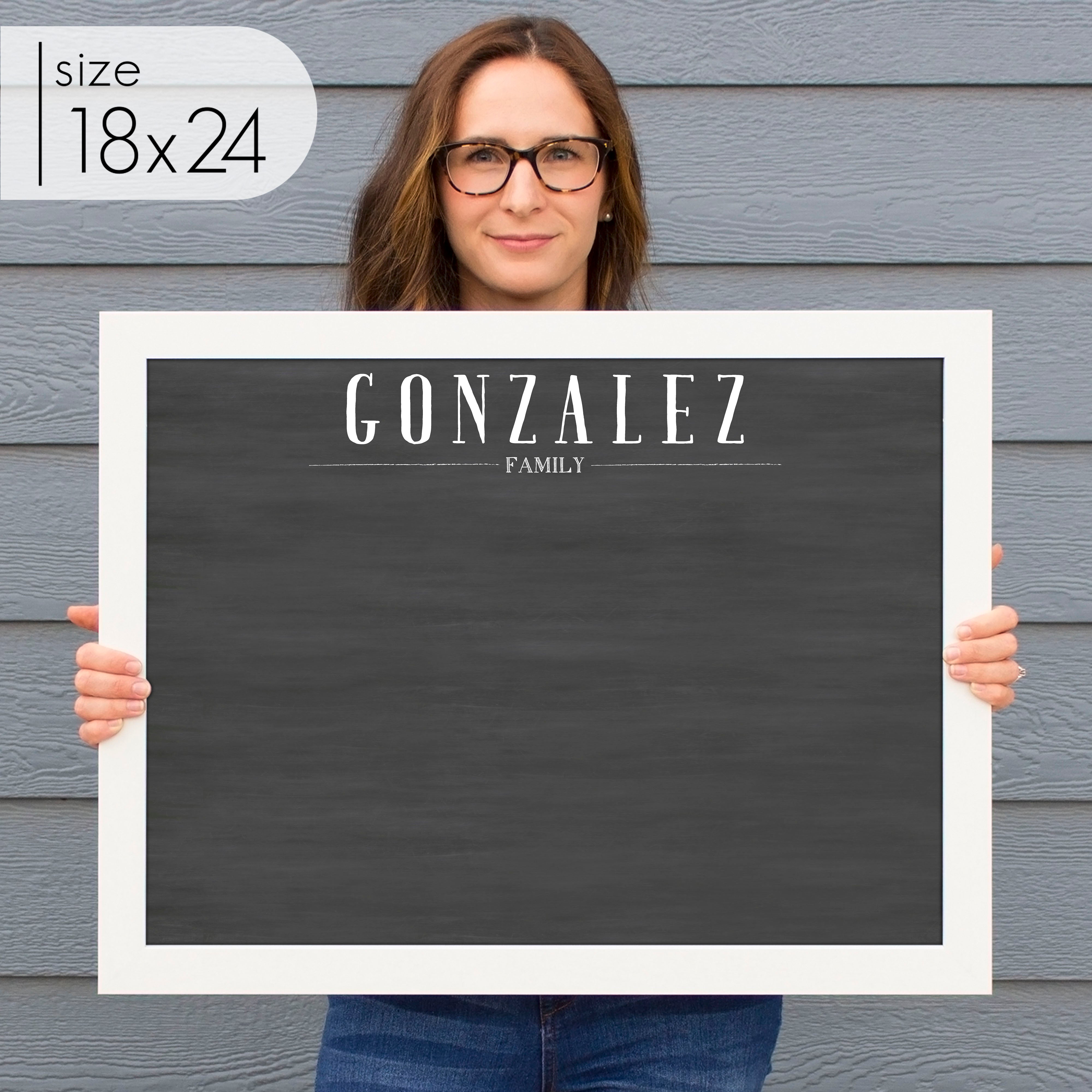 Large Framed Chalkboard | Horizontal Swanson