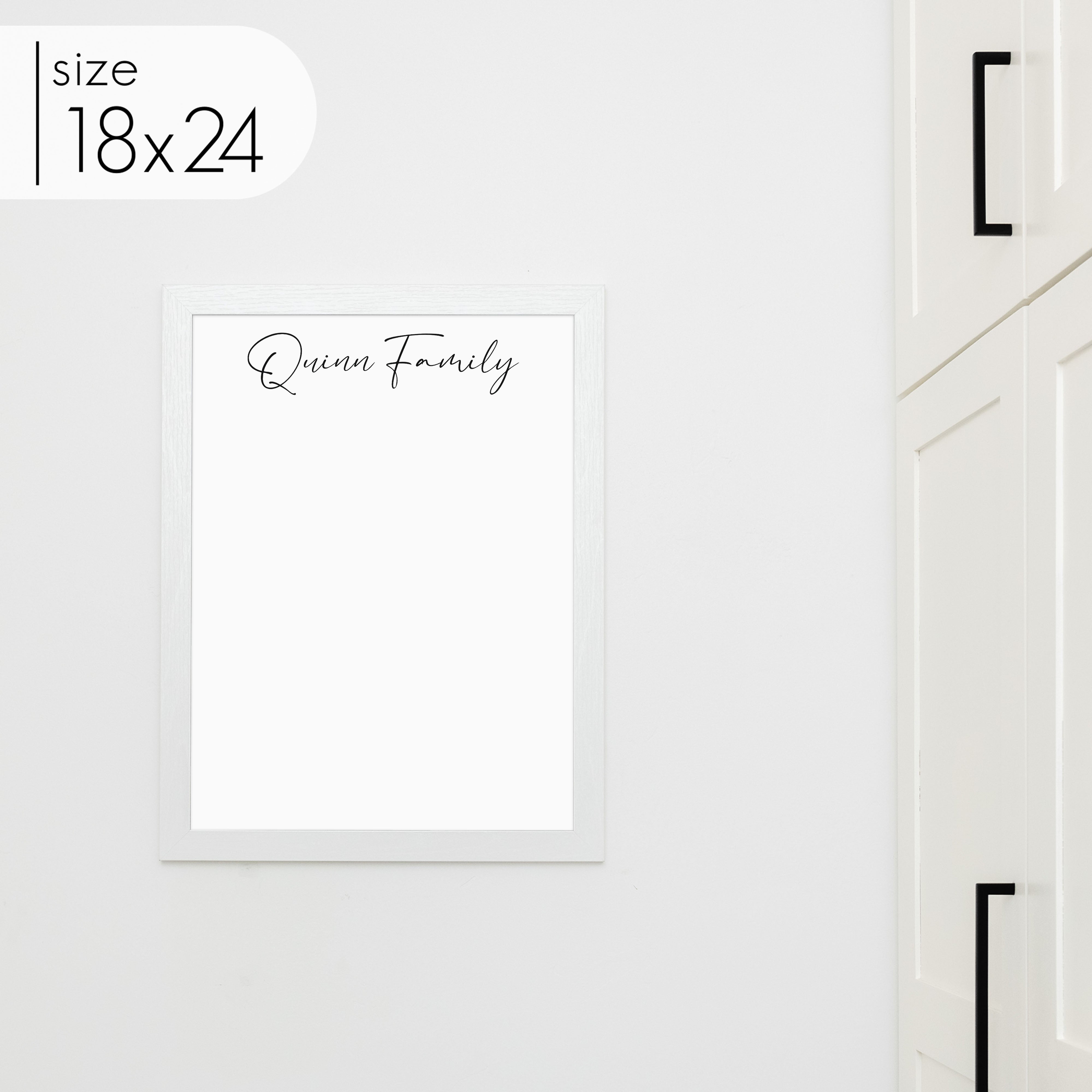 Large Framed Whiteboard | Vertical Pennington
