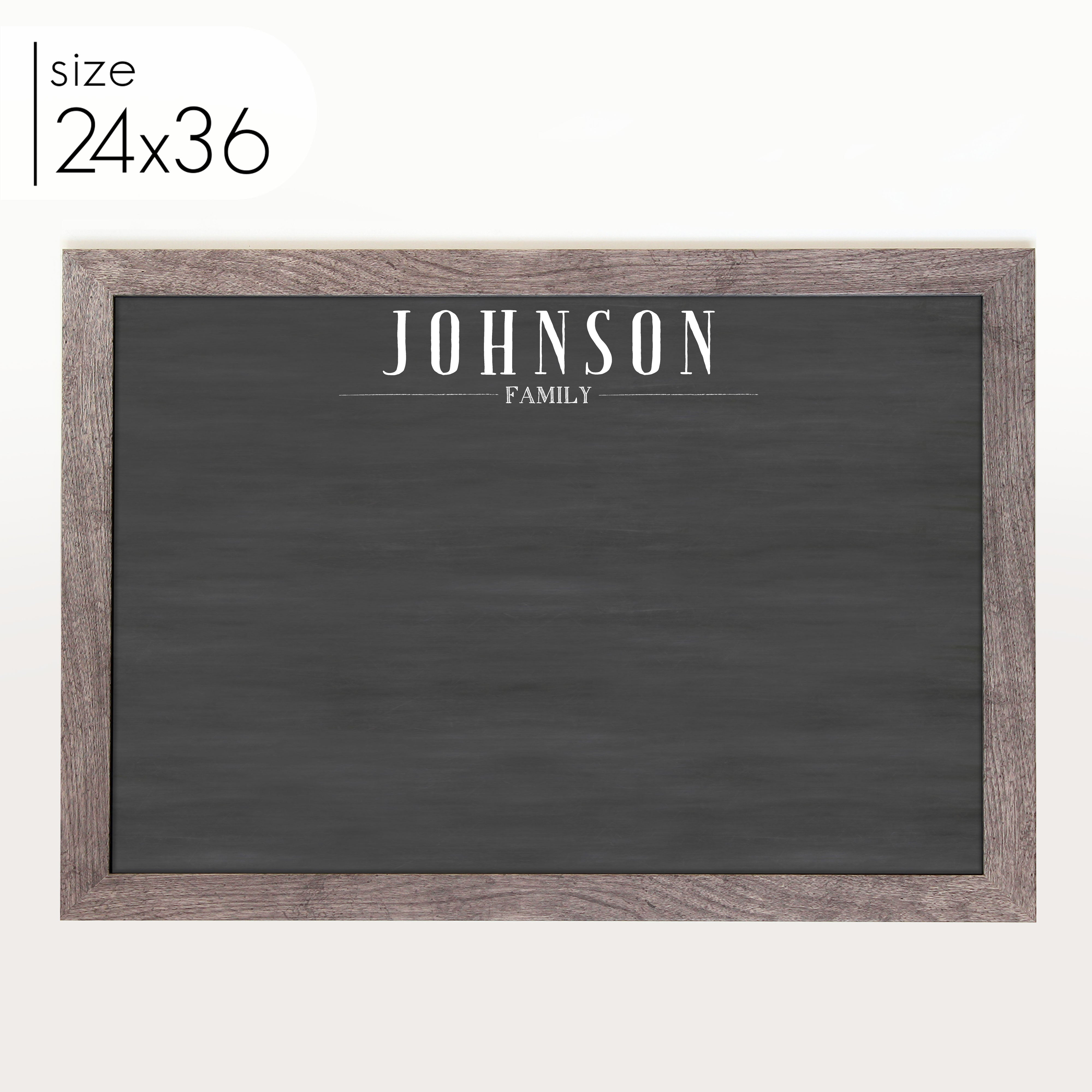Large Framed Chalkboard | Horizontal Swanson