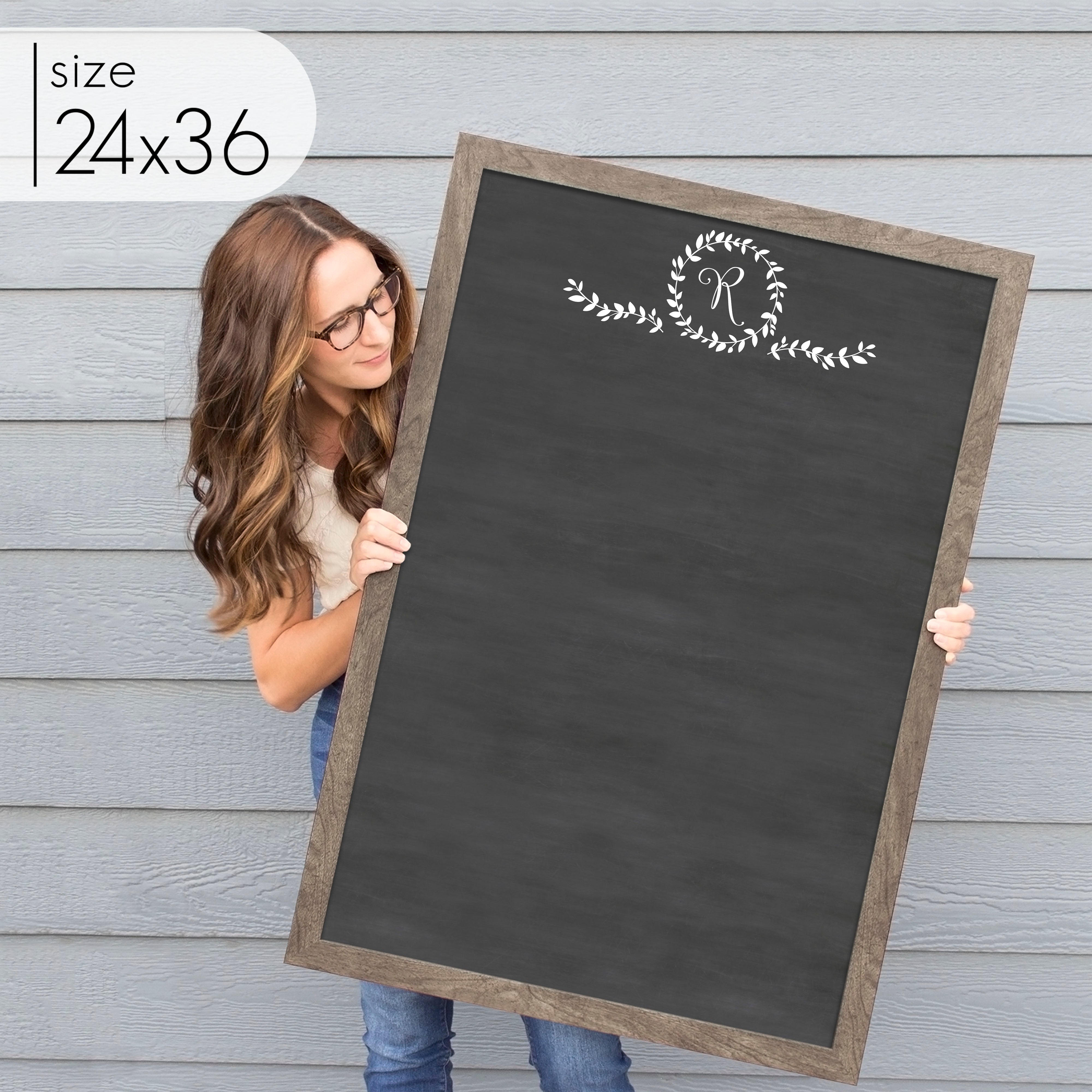 Large Framed Chalkboard | Vertical Donna