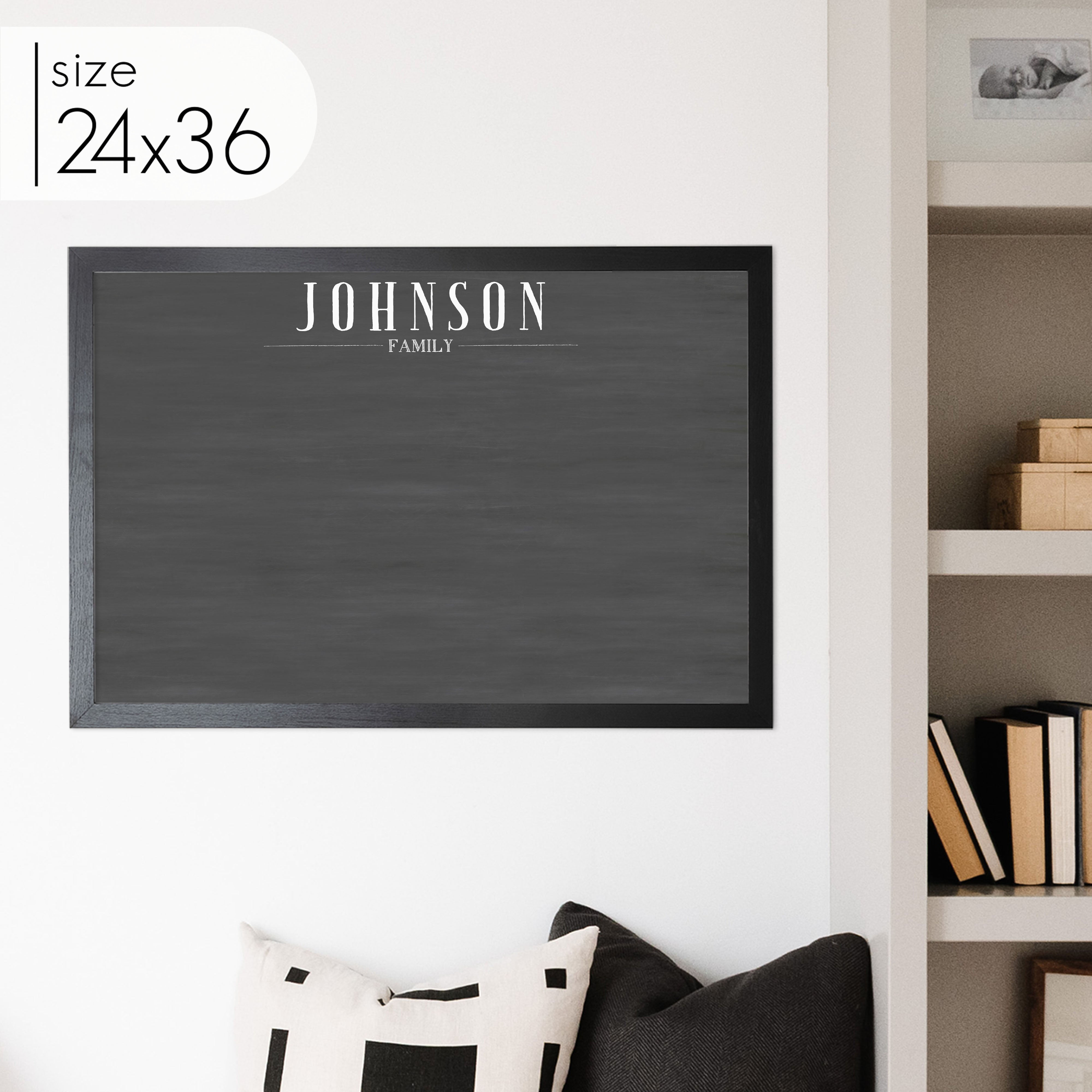 Large Framed Chalkboard | Horizontal Swanson