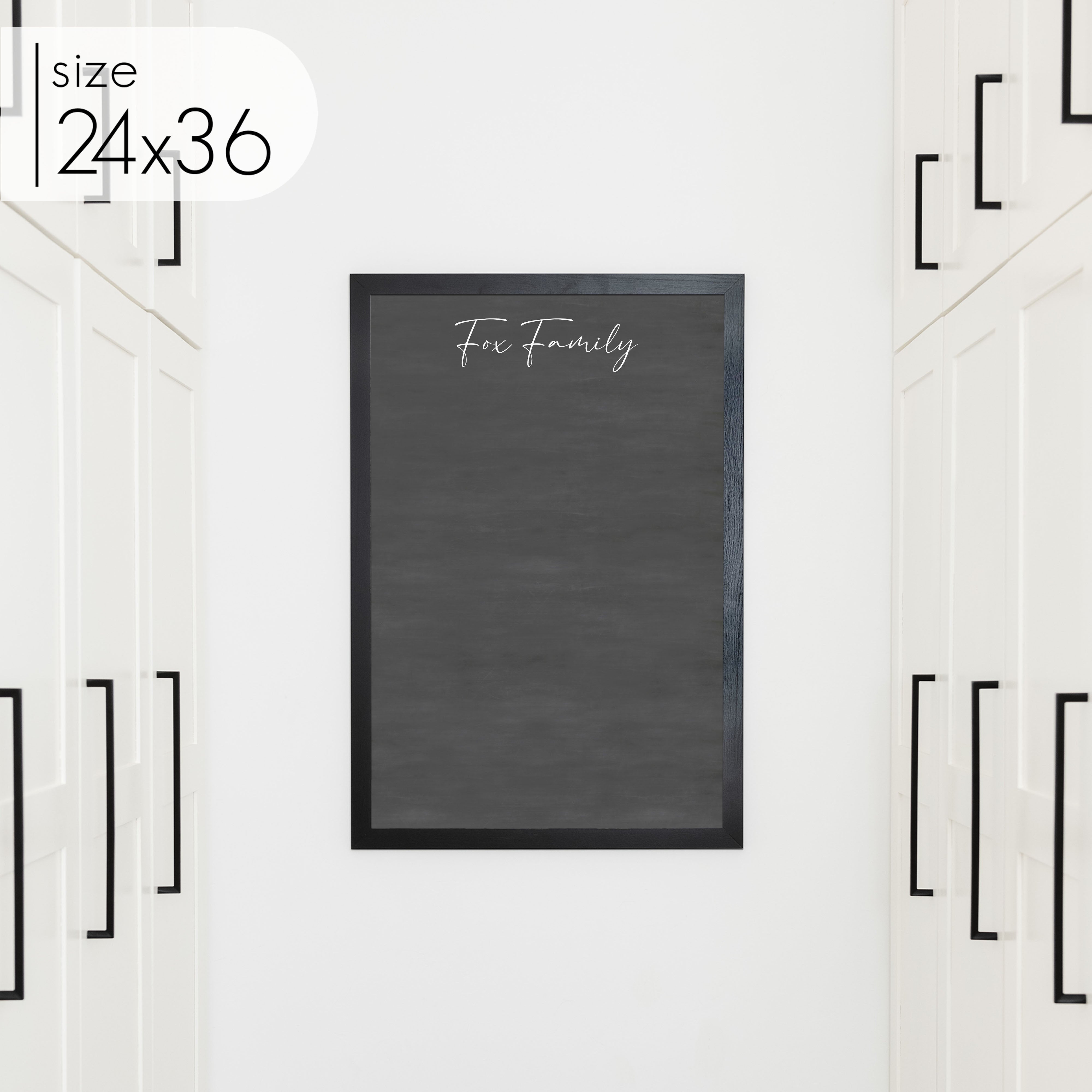 Large Framed Chalkboard | Vertical Pennington