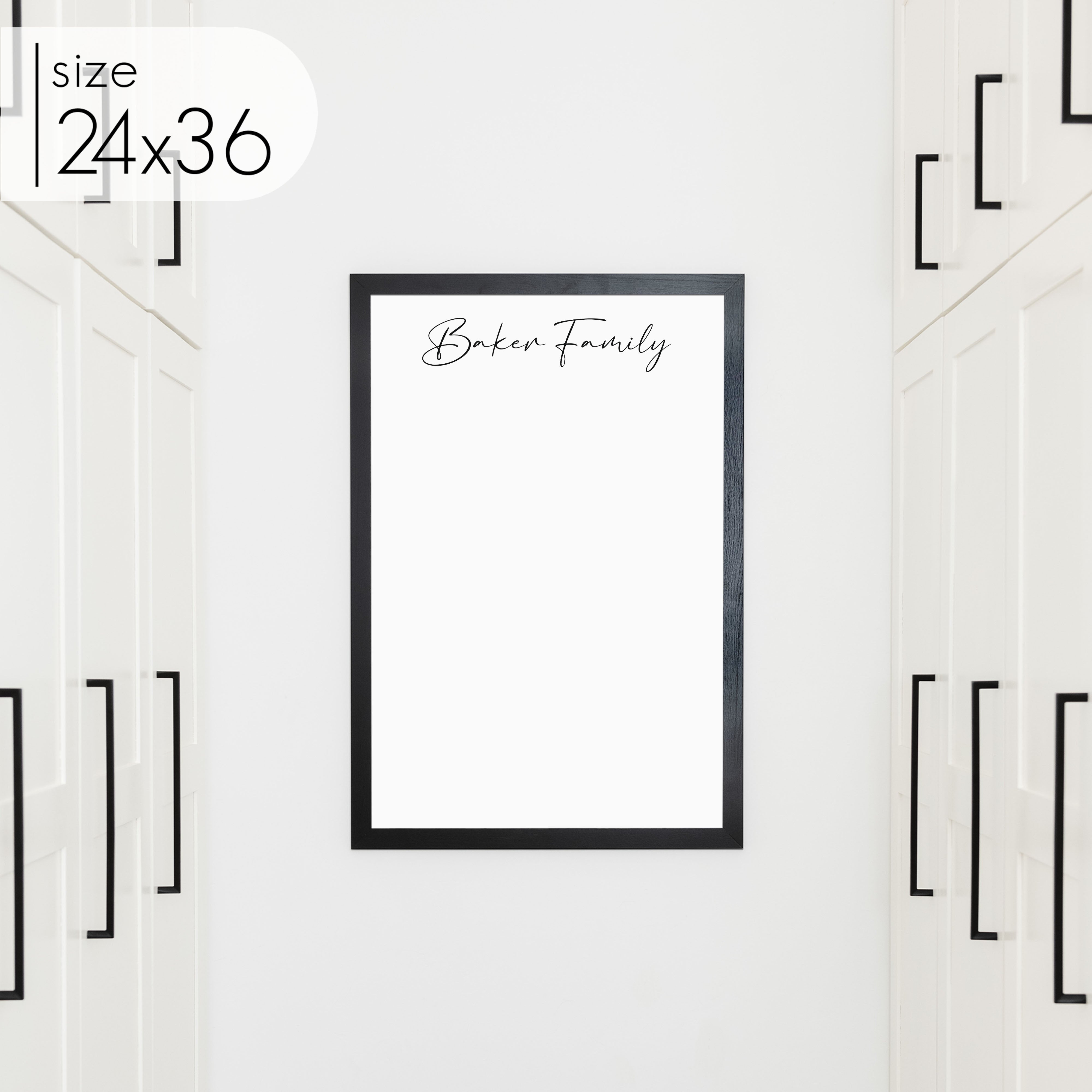 Large Framed Whiteboard | Vertical Pennington