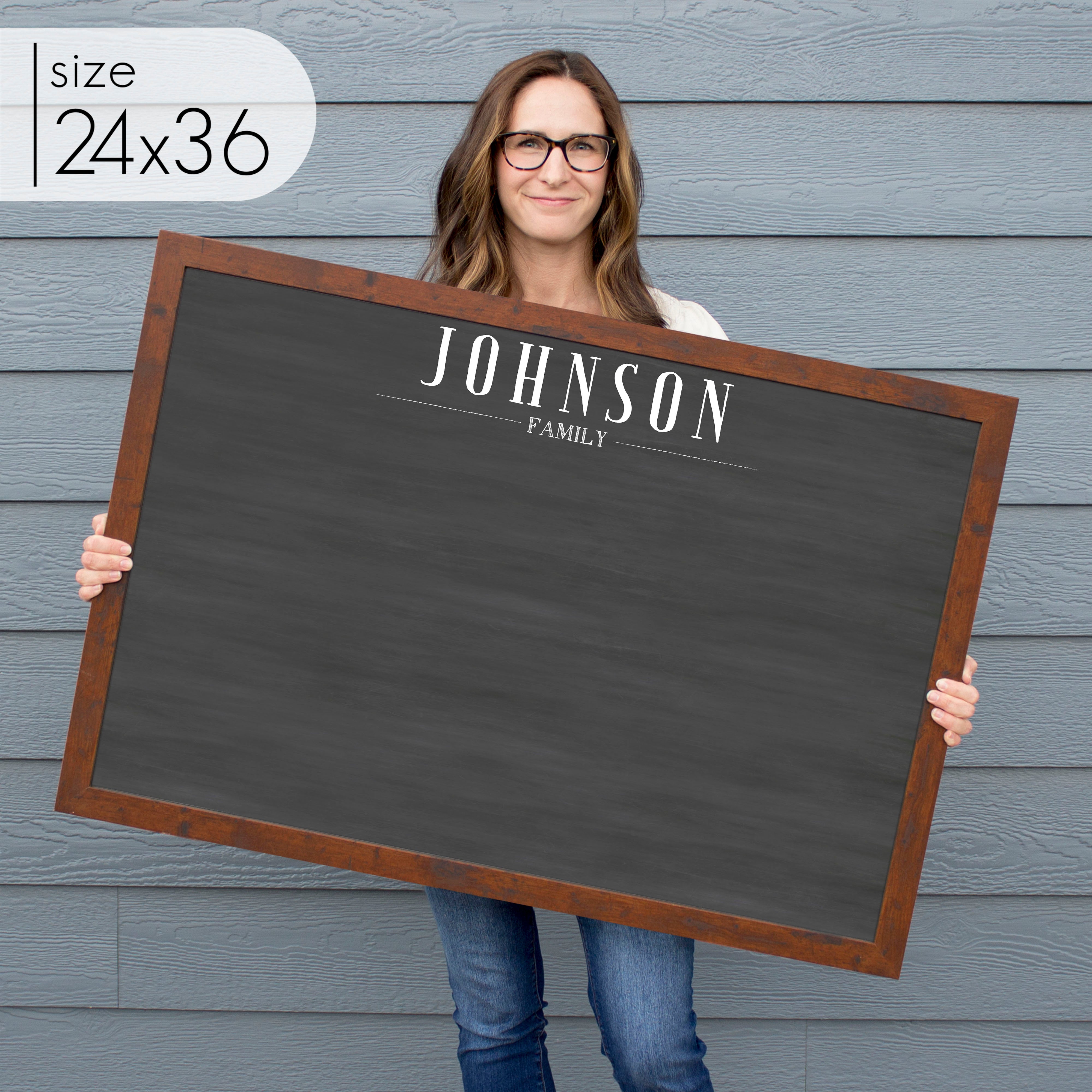Large Framed Chalkboard | Horizontal Swanson