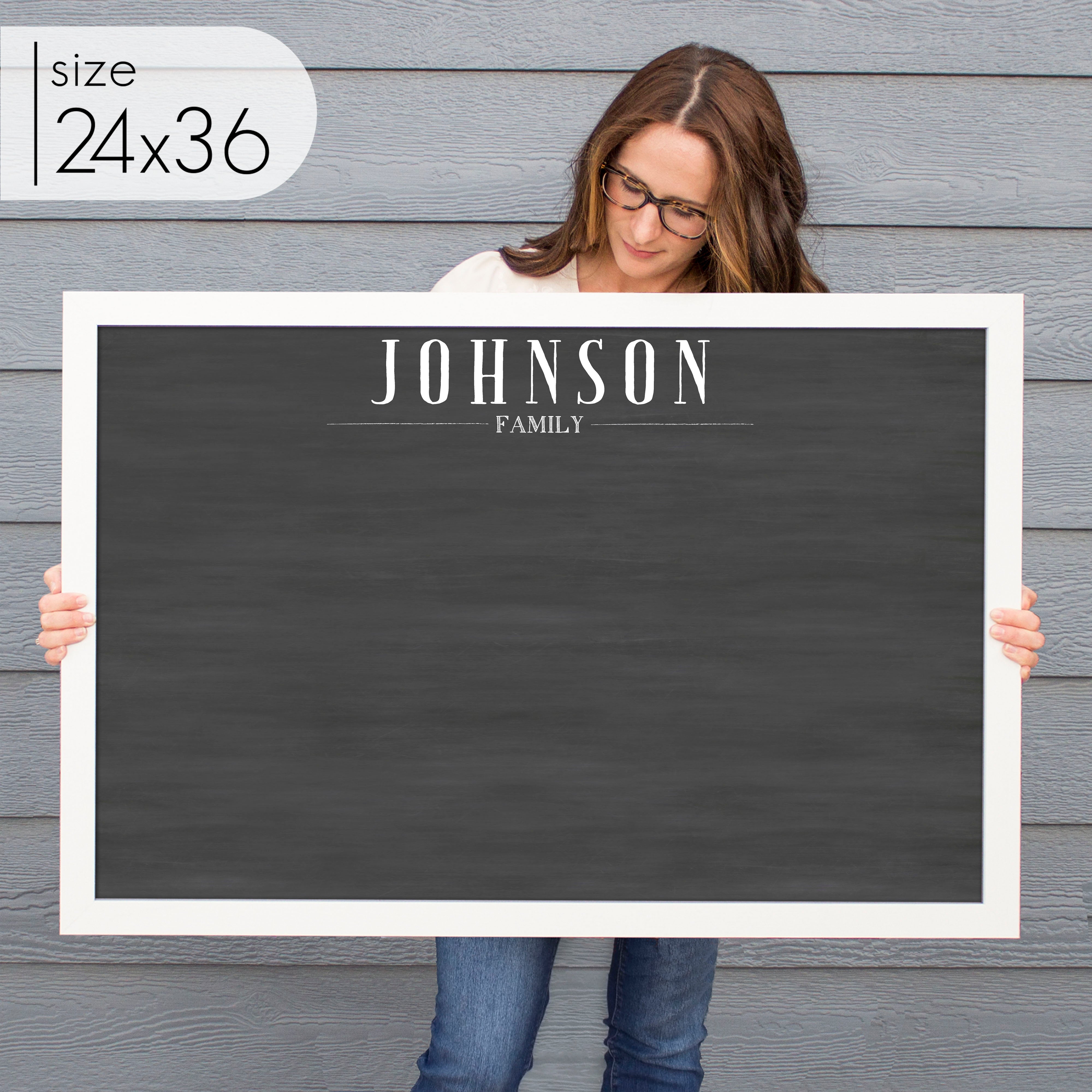 Large Framed Chalkboard | Horizontal Swanson