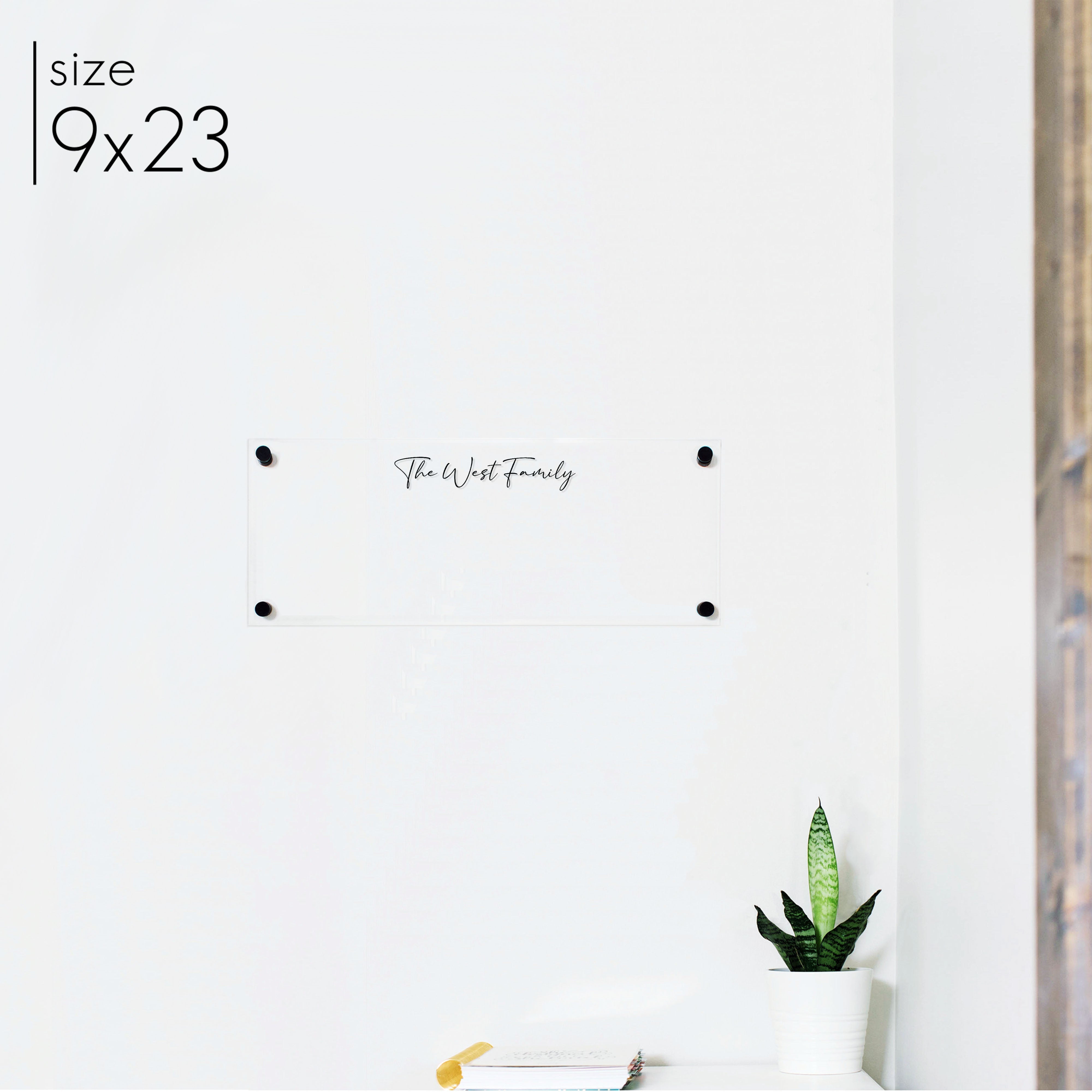 Small Acrylic Dry-erase Board | Horizontal Pennington
