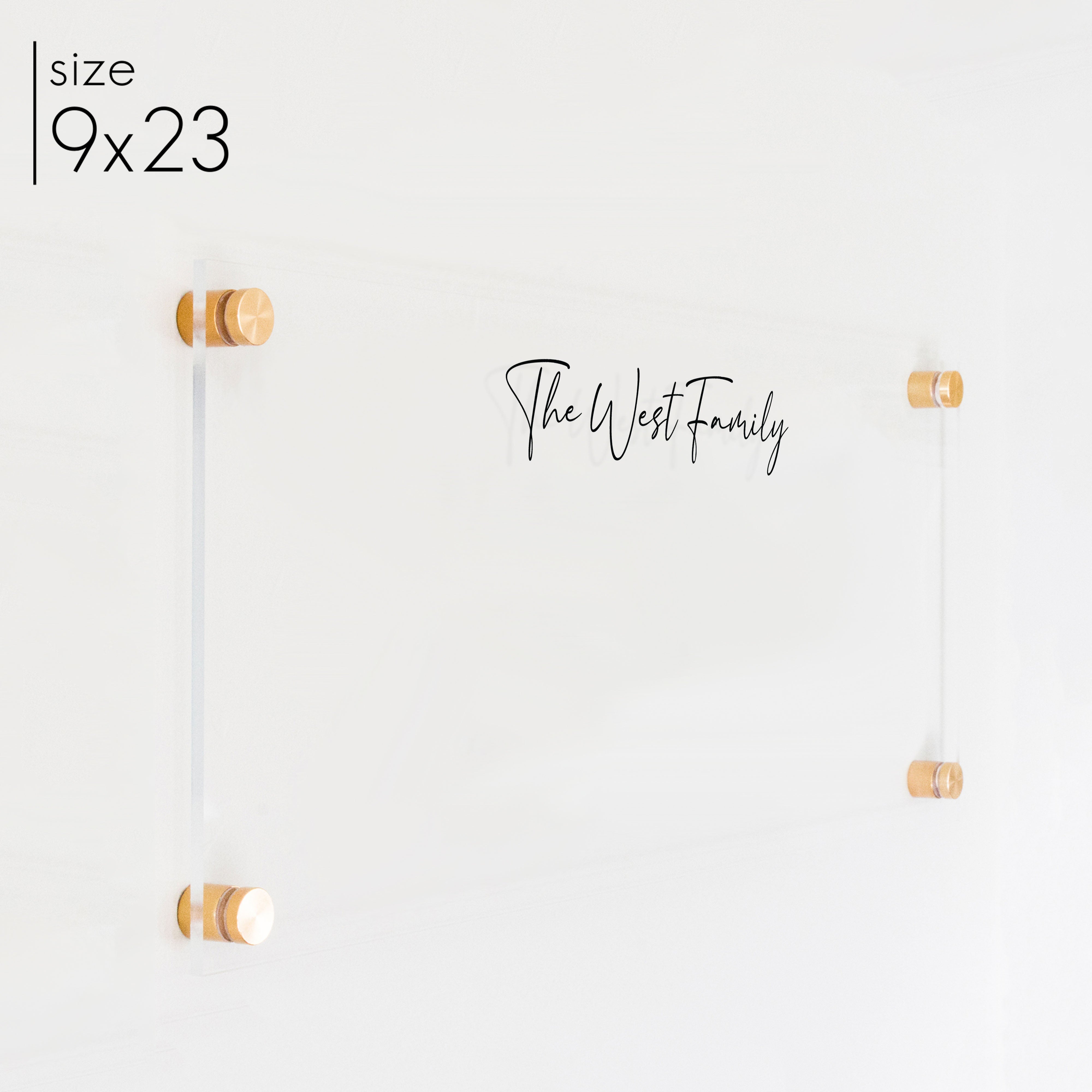 Slim Acrylic Dry-erase Board | Horizontal Pennington