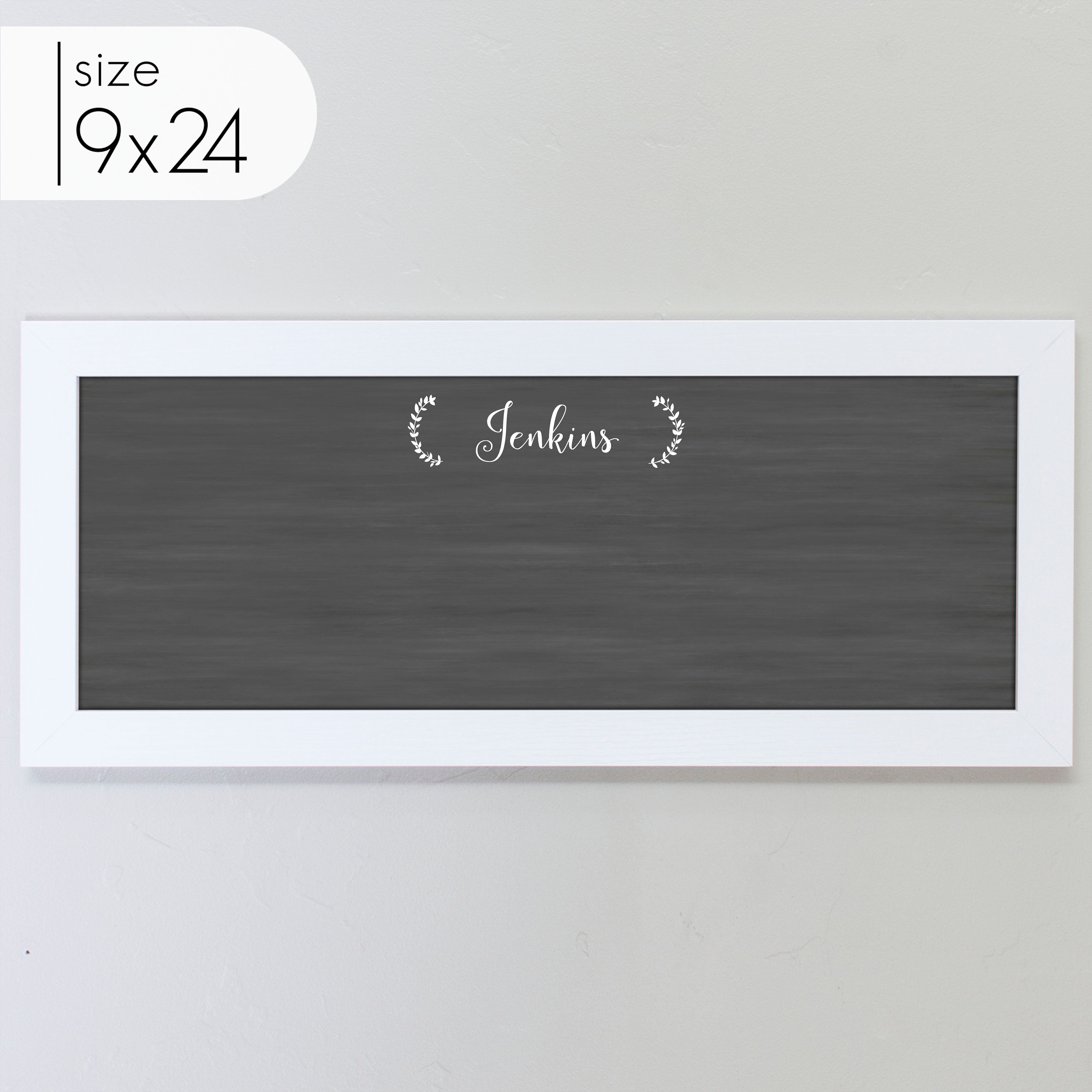 Slim Framed Chalkboard | Horizontal Eagleton