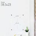 2 Child Acrylic Visual Chore Chart | Vertical Pennington