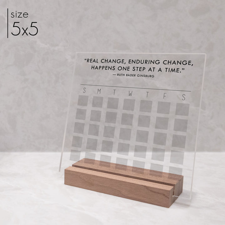 Custom Quote Acrylic Goal Tracker | Bold Style