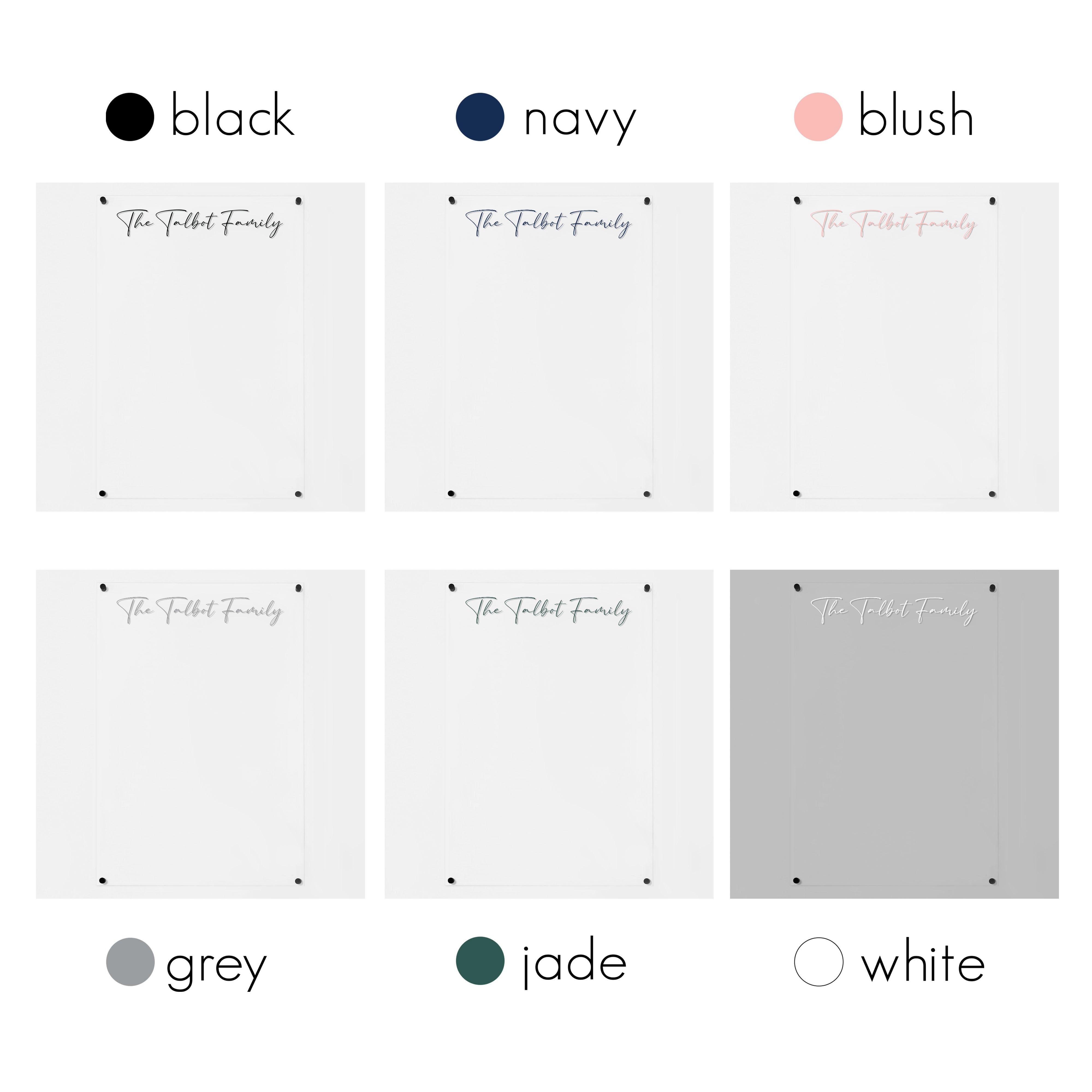 Small Acrylic Dry-erase Board | Vertical Pennington