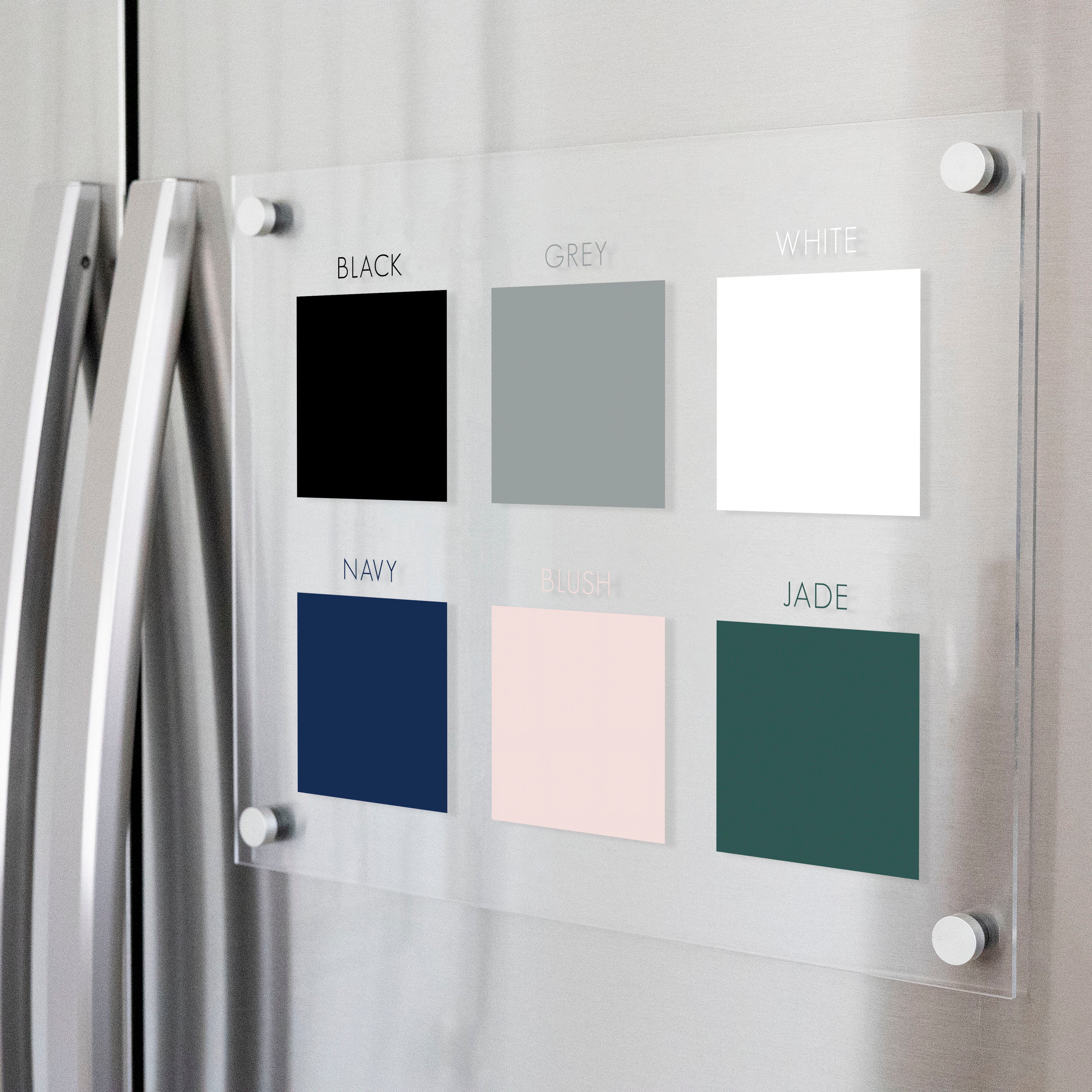 1 Child Acrylic Fridge Chore Chart | Vertical Pennington