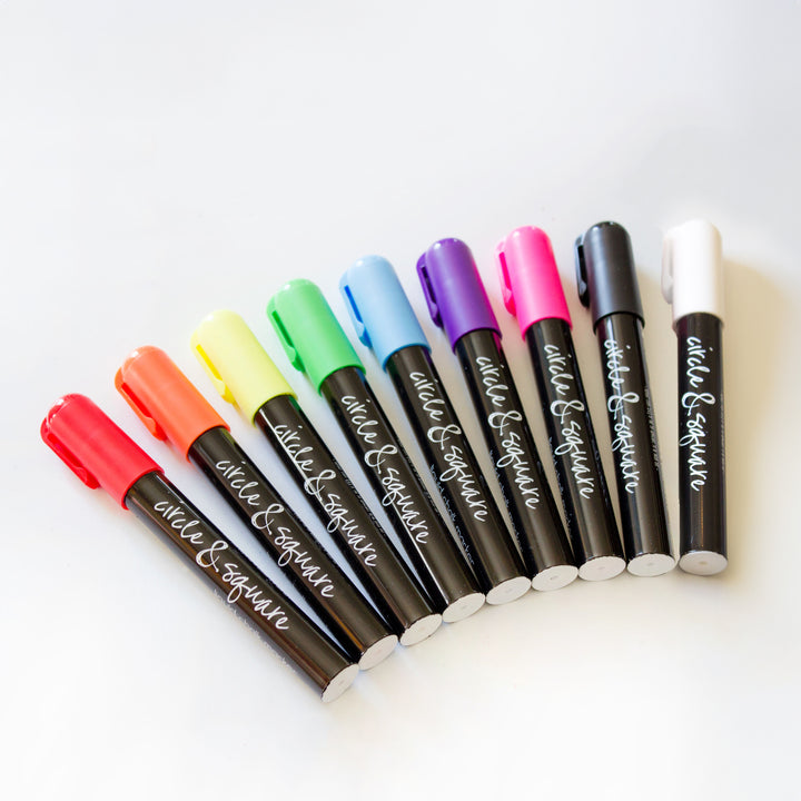 neon chalk marker pens