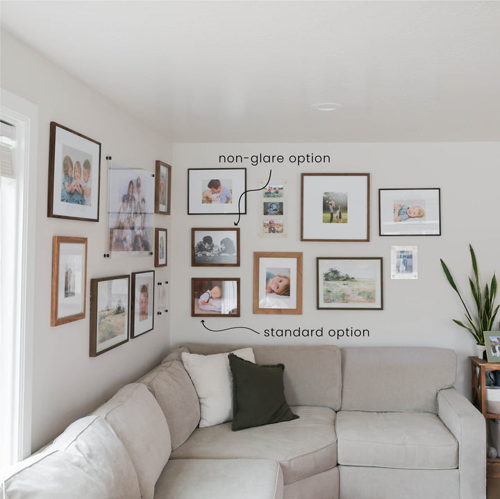 Non-Glare Picture Frame