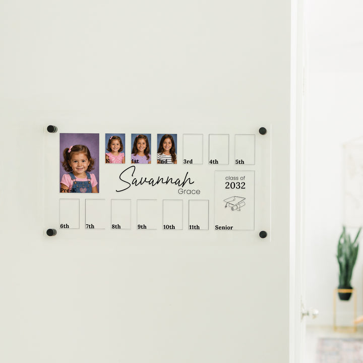 Acrylic School Years Photo Frame
